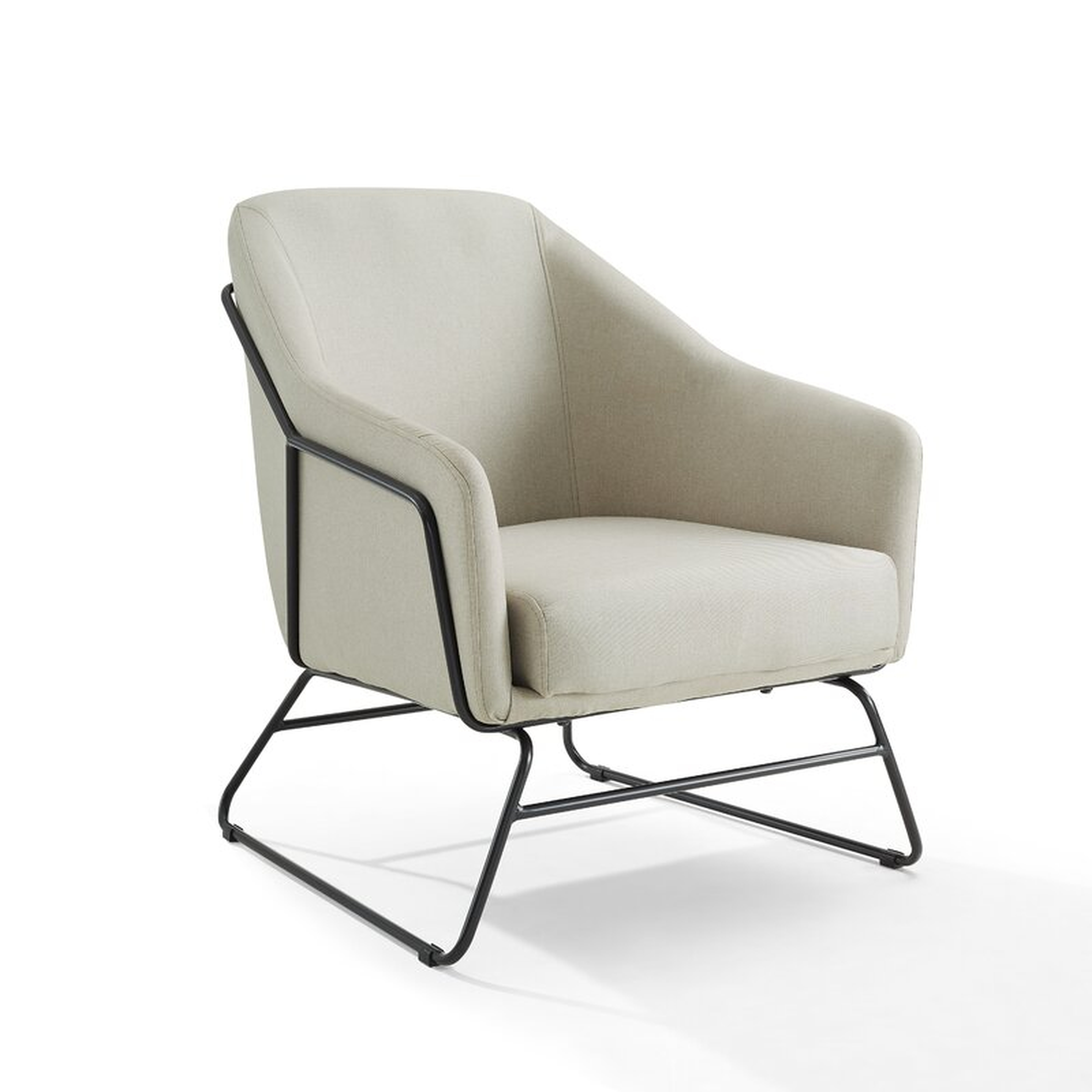 Crosley Marley Accent Chair, Beige Linen Blend - Perigold
