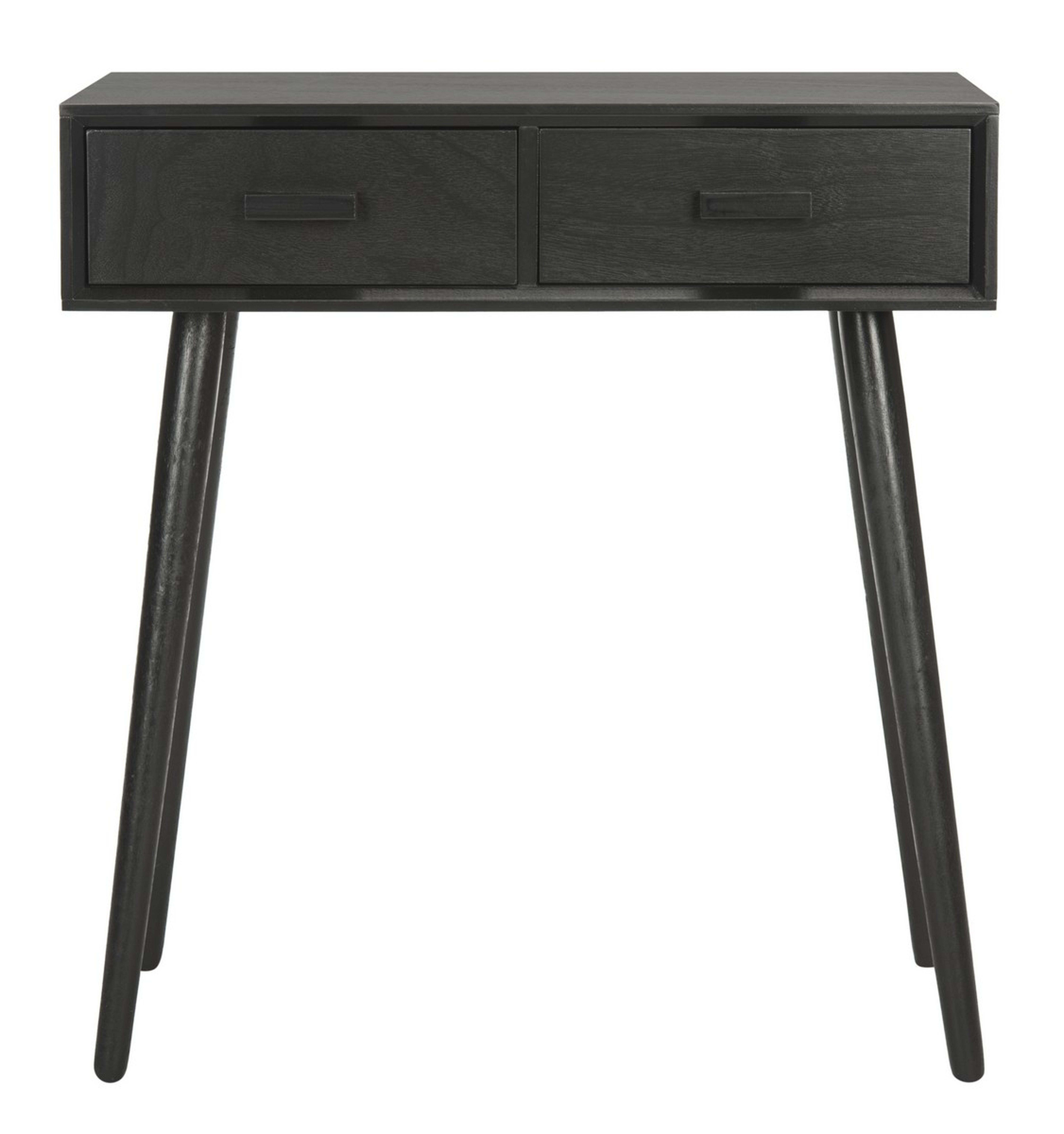 Dean 2 Drawer Console - Black - Safavieh - Safavieh