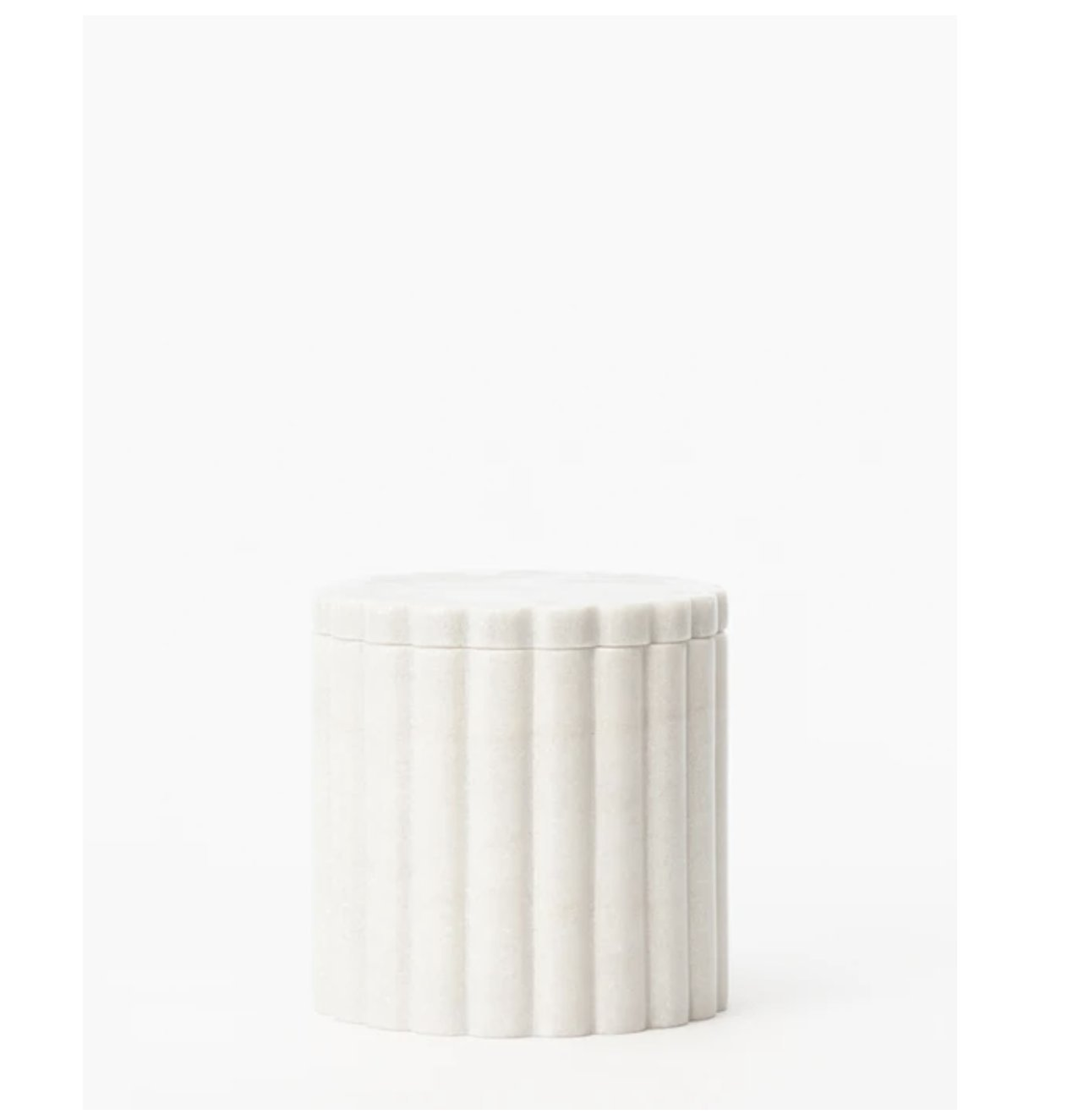 White Marble Canister - McGee & Co.