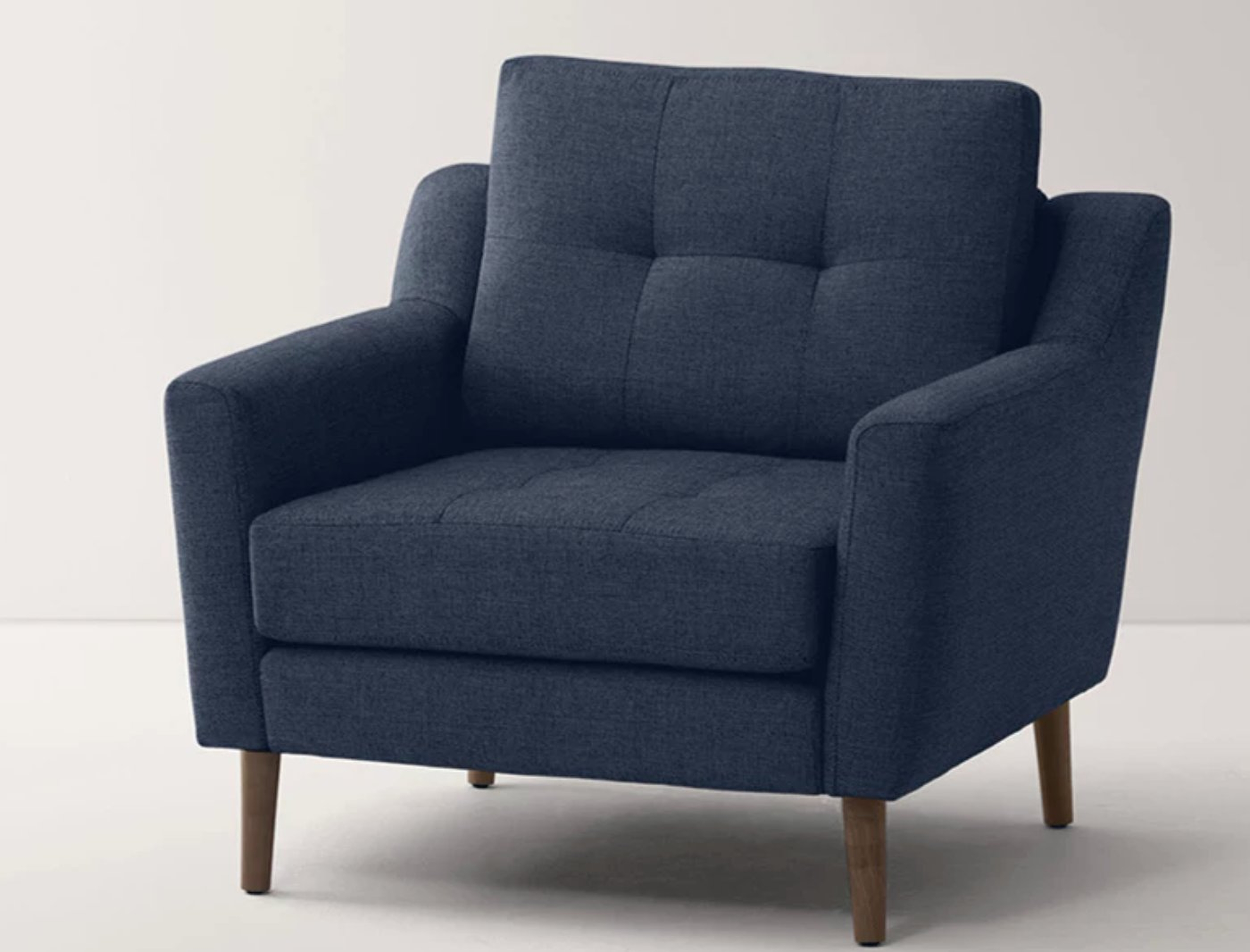 Nomad Armchair in Navy Blue - Burrow