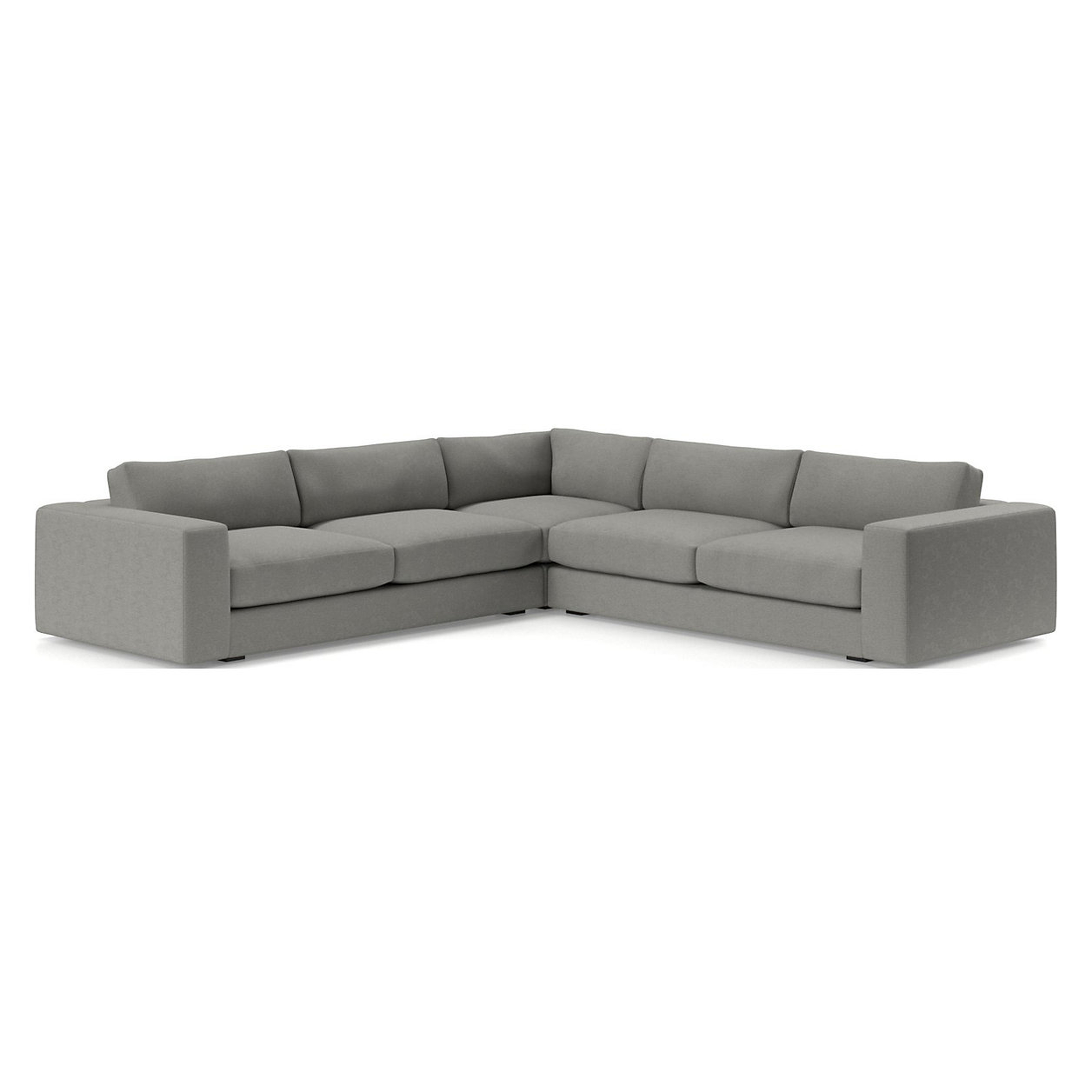 Oceanside 3-Piece Deep-Seat Corner Sectional - Crate and Barrel