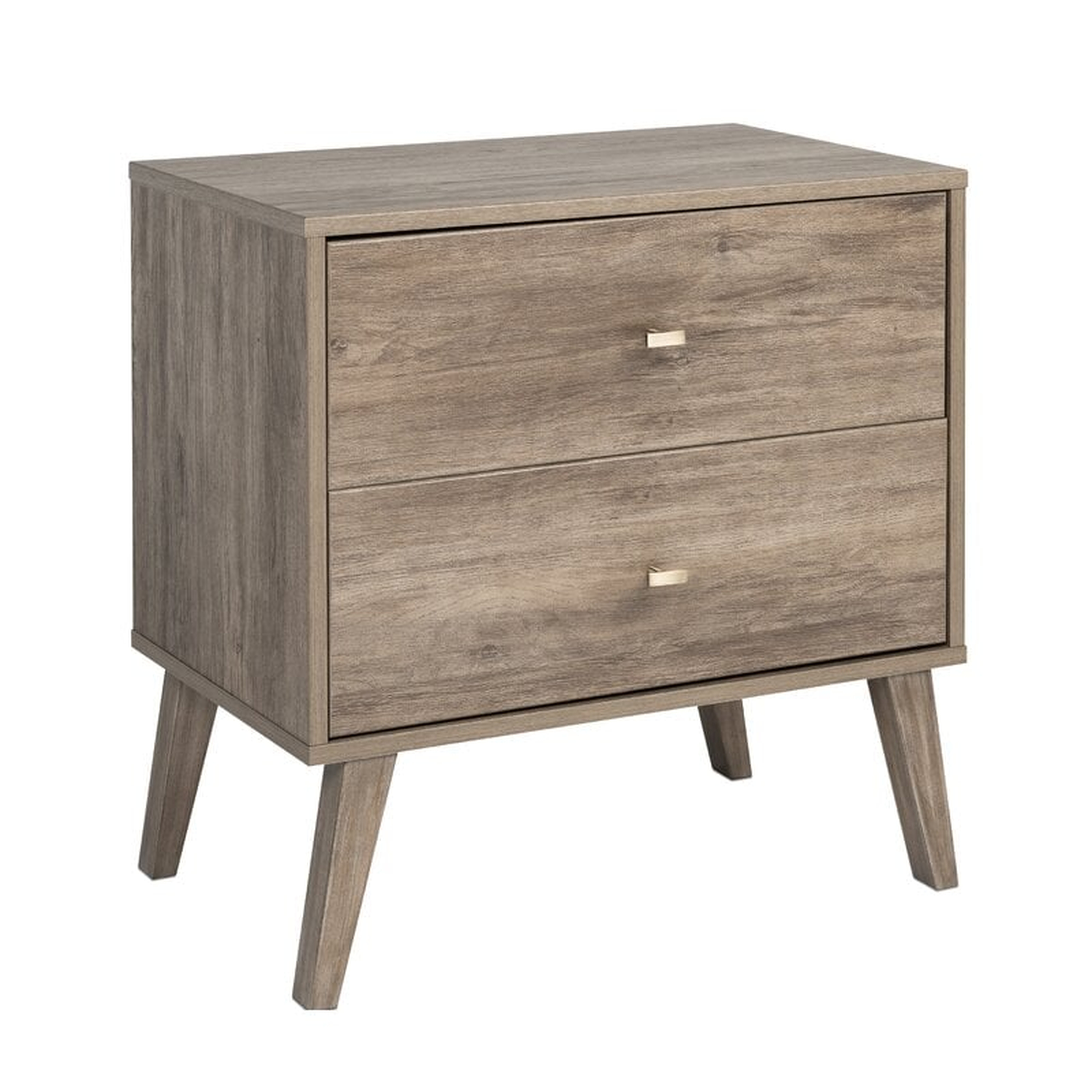 Alyssa 25'' Tall 2 - Drawer Nightstand - Wayfair