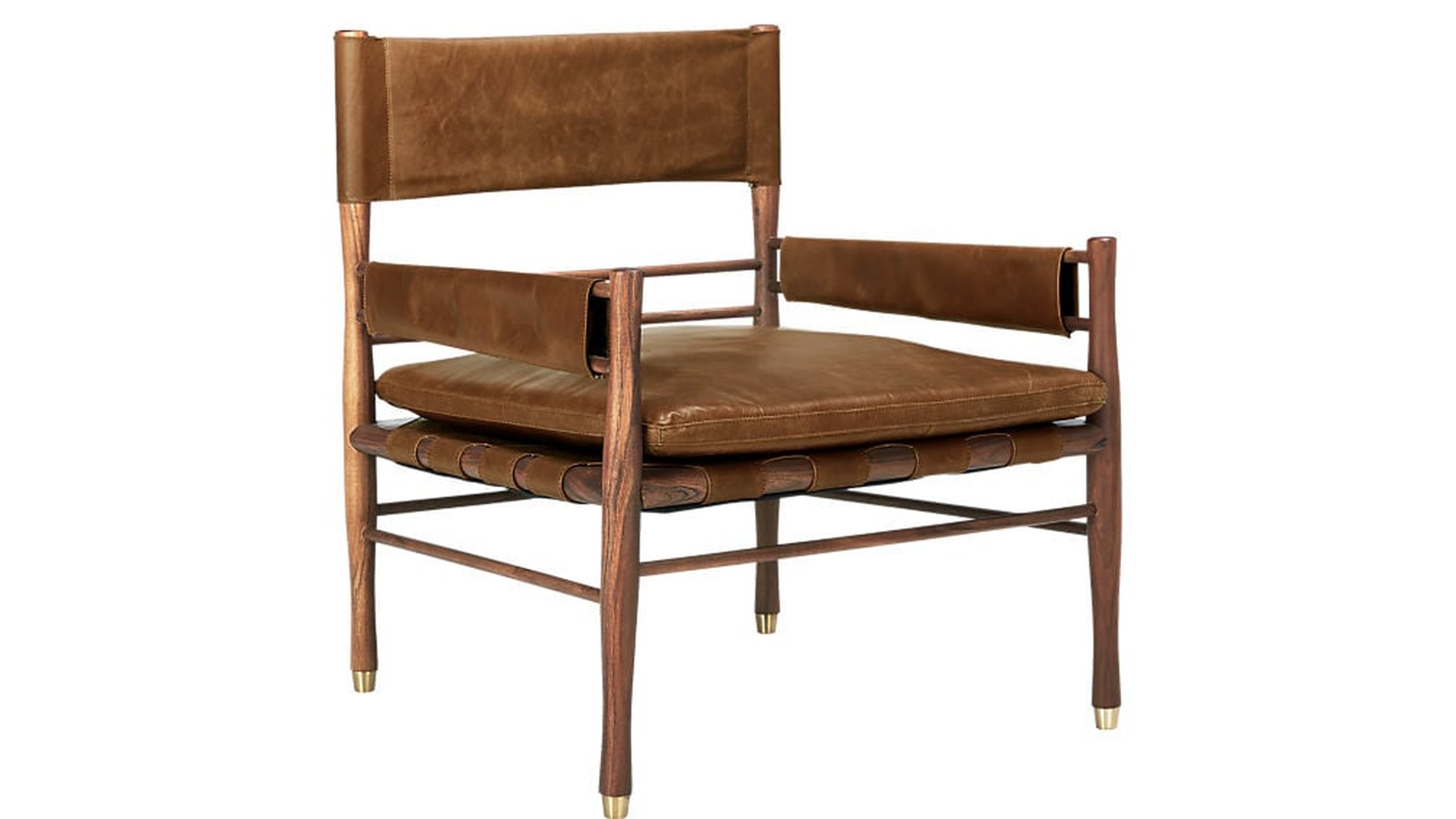 Nomad Leather Safari Chair - CB2