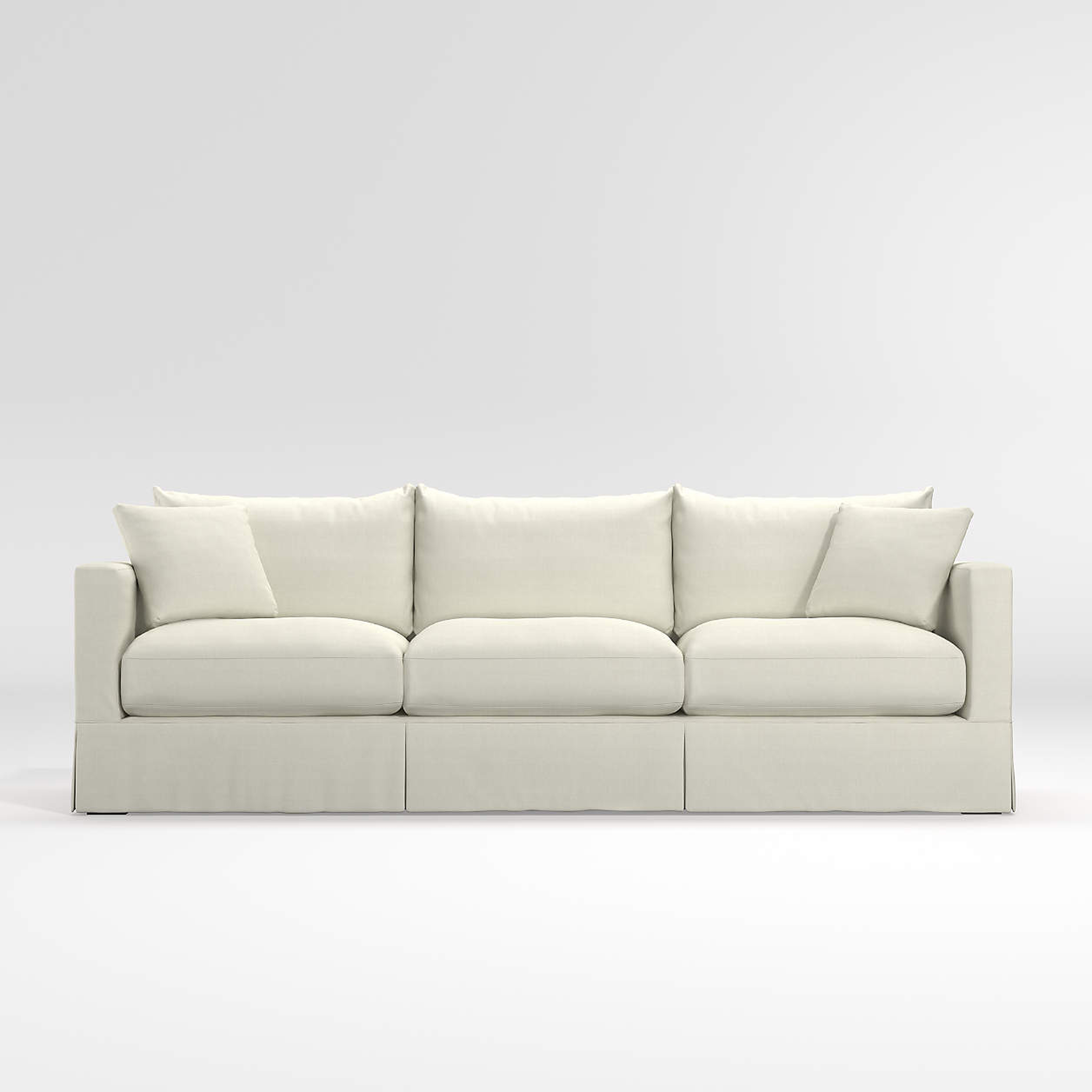 Willow 103" Grande Modern Slipcovered Sofa - Crate and Barrel