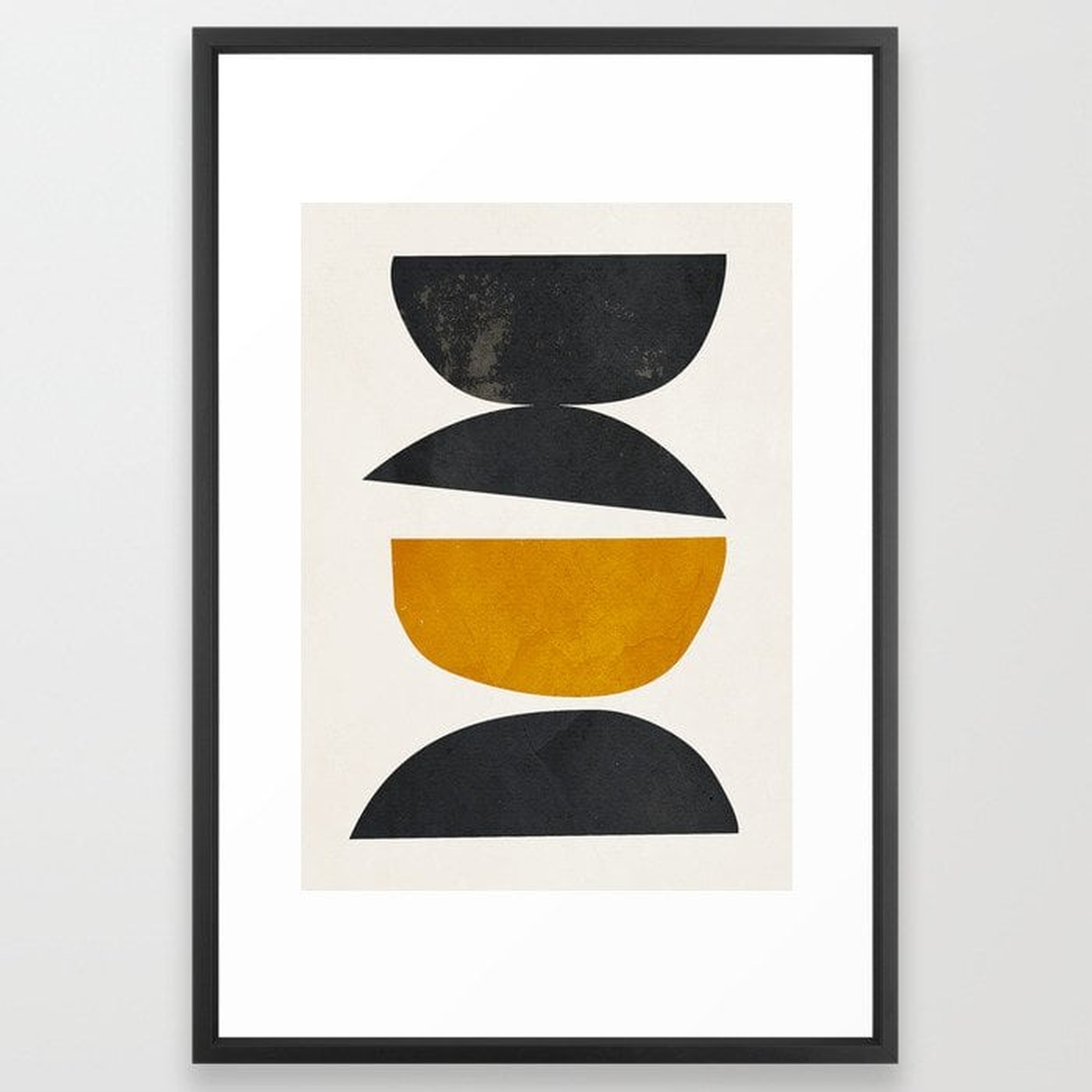 abstract minimal 23 Framed Art Print by ThingDesign - Society6