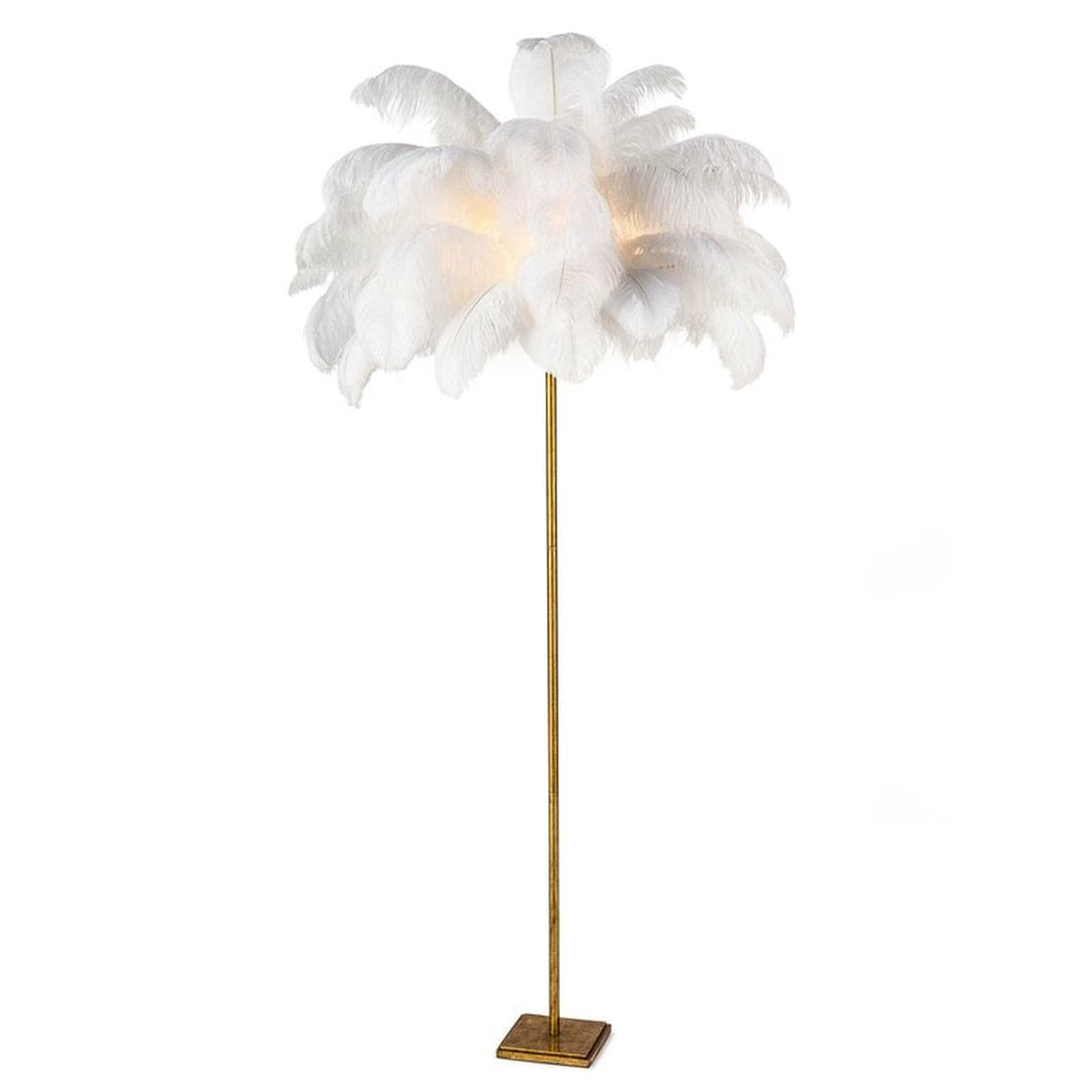 Regina Andrew Josephine Feather Floor Lamp - Perigold