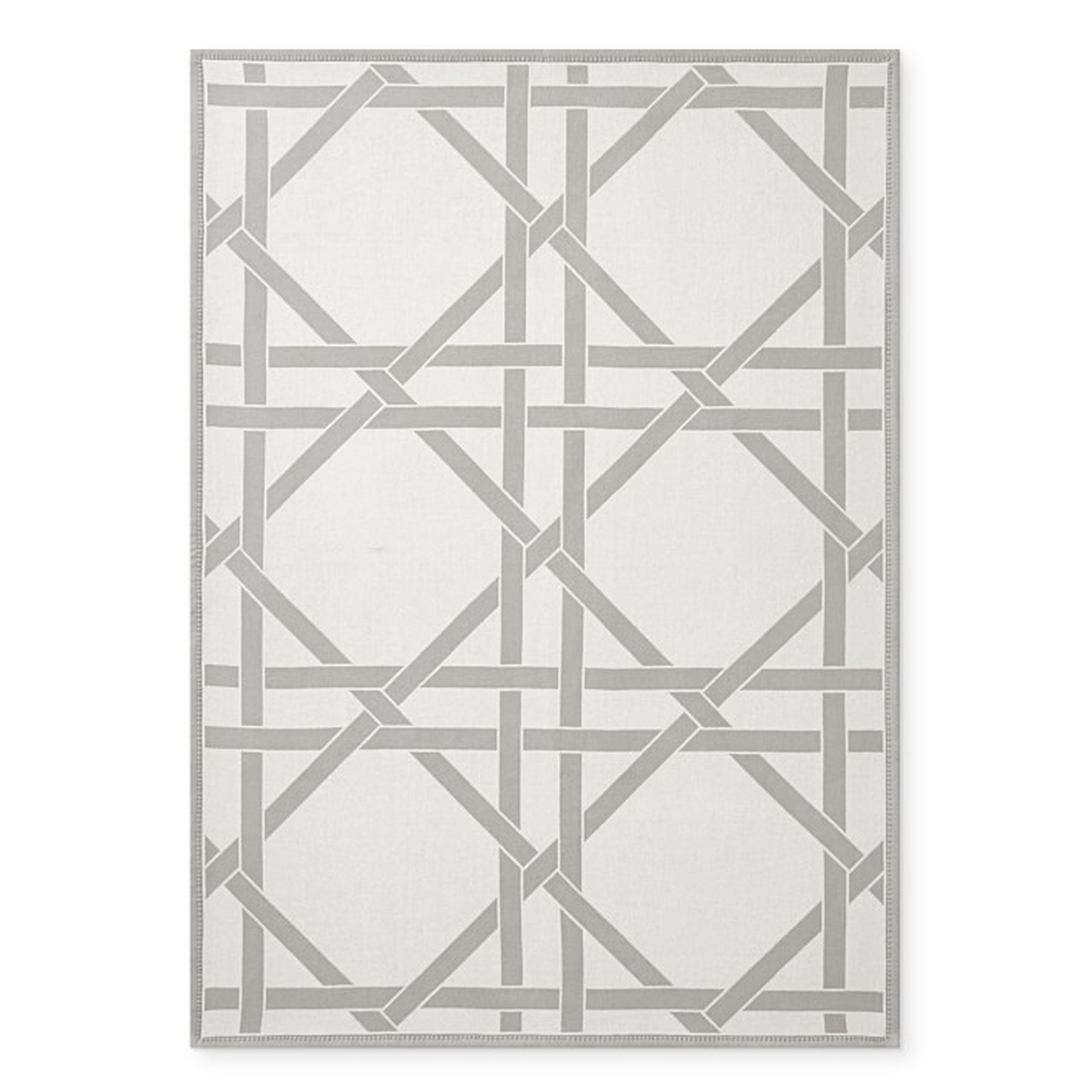 Cane Cashmere and Wool Throw, Grey - Williams Sonoma Home