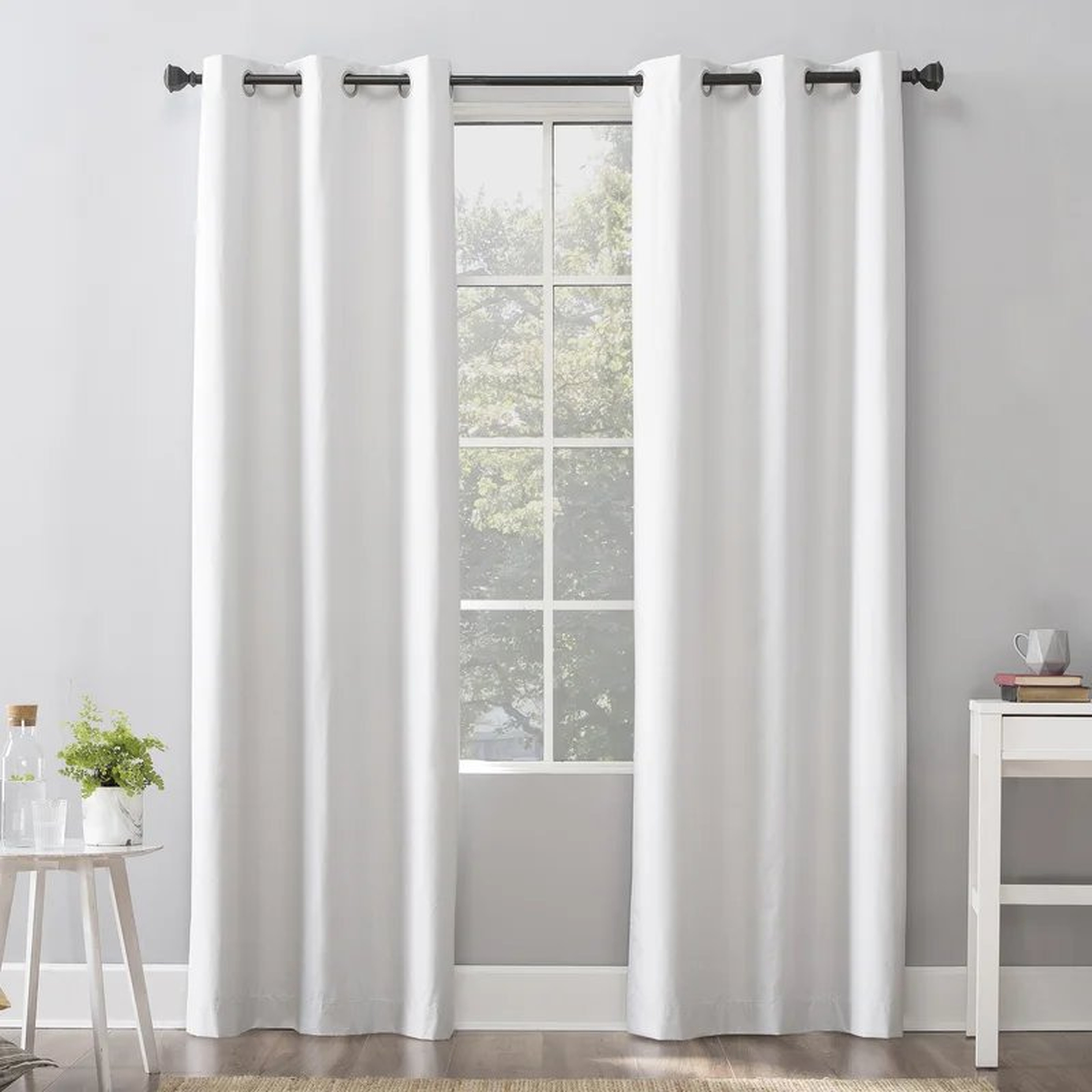 Solid Max Blackout Thermal Grommet Single Curtain Panel - Wayfair