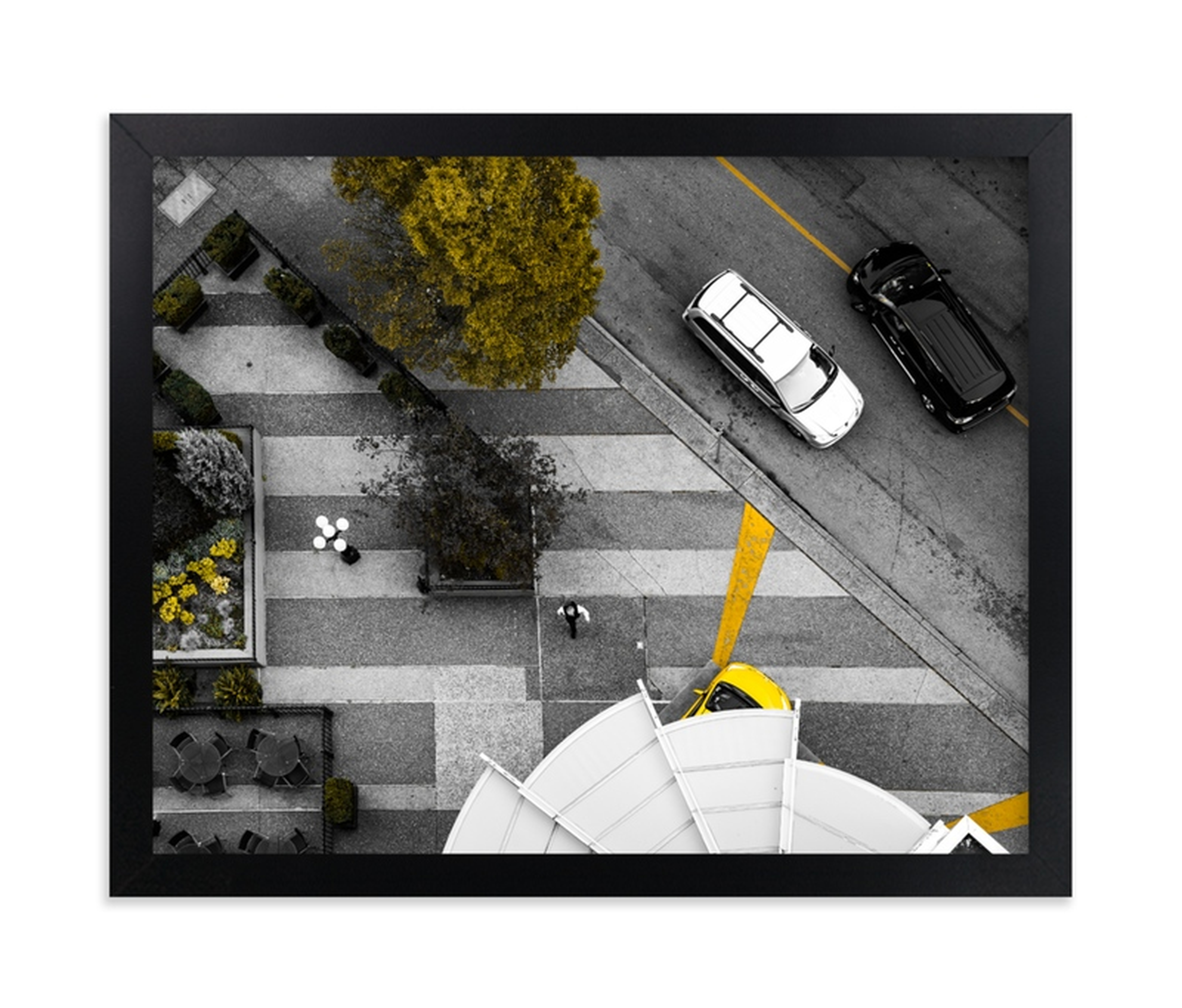Story from Aerial #1 -textured yellow - Minted