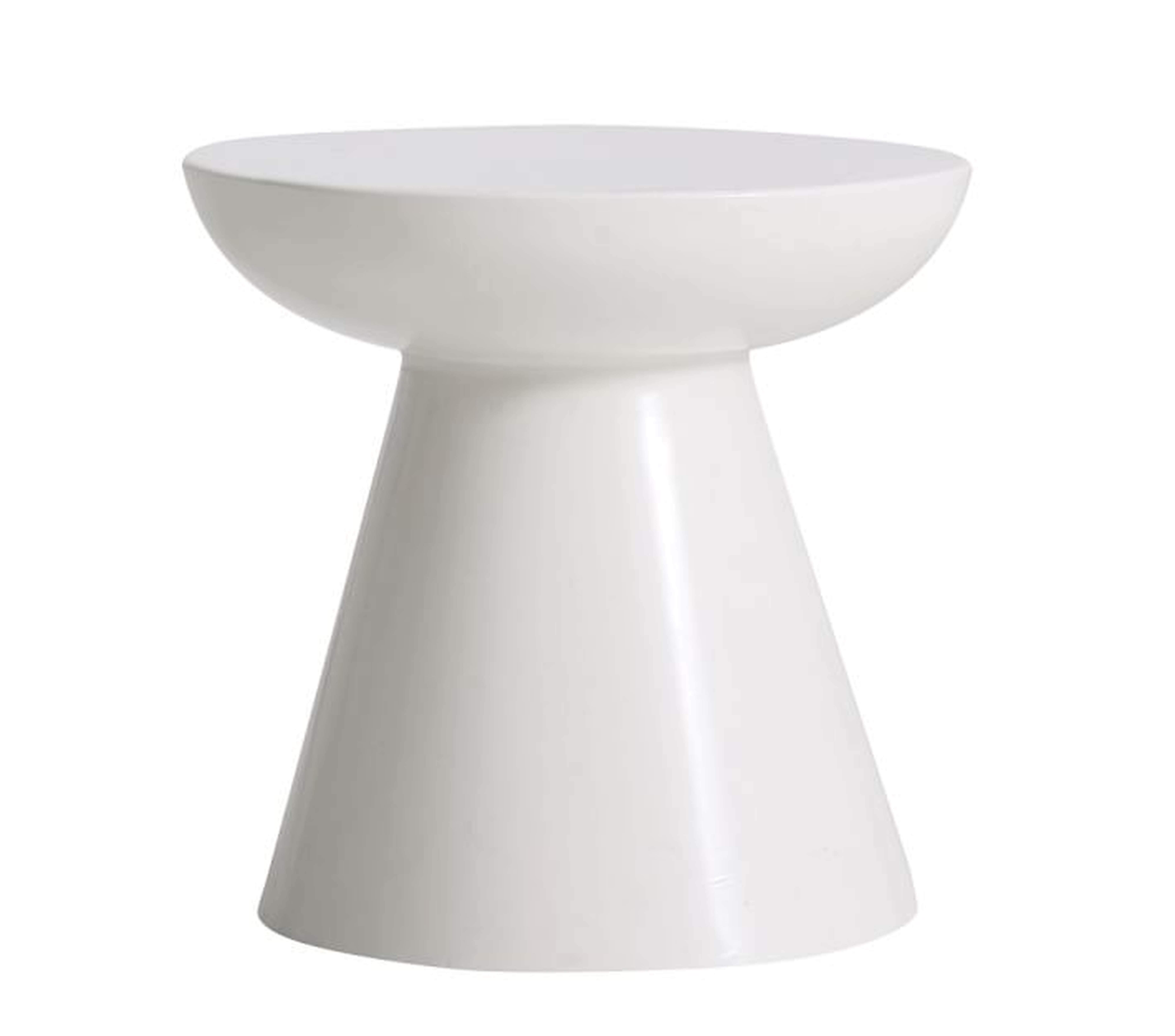 Collins Side Table, Simply White, In-Home Delivery - Pottery Barn Kids