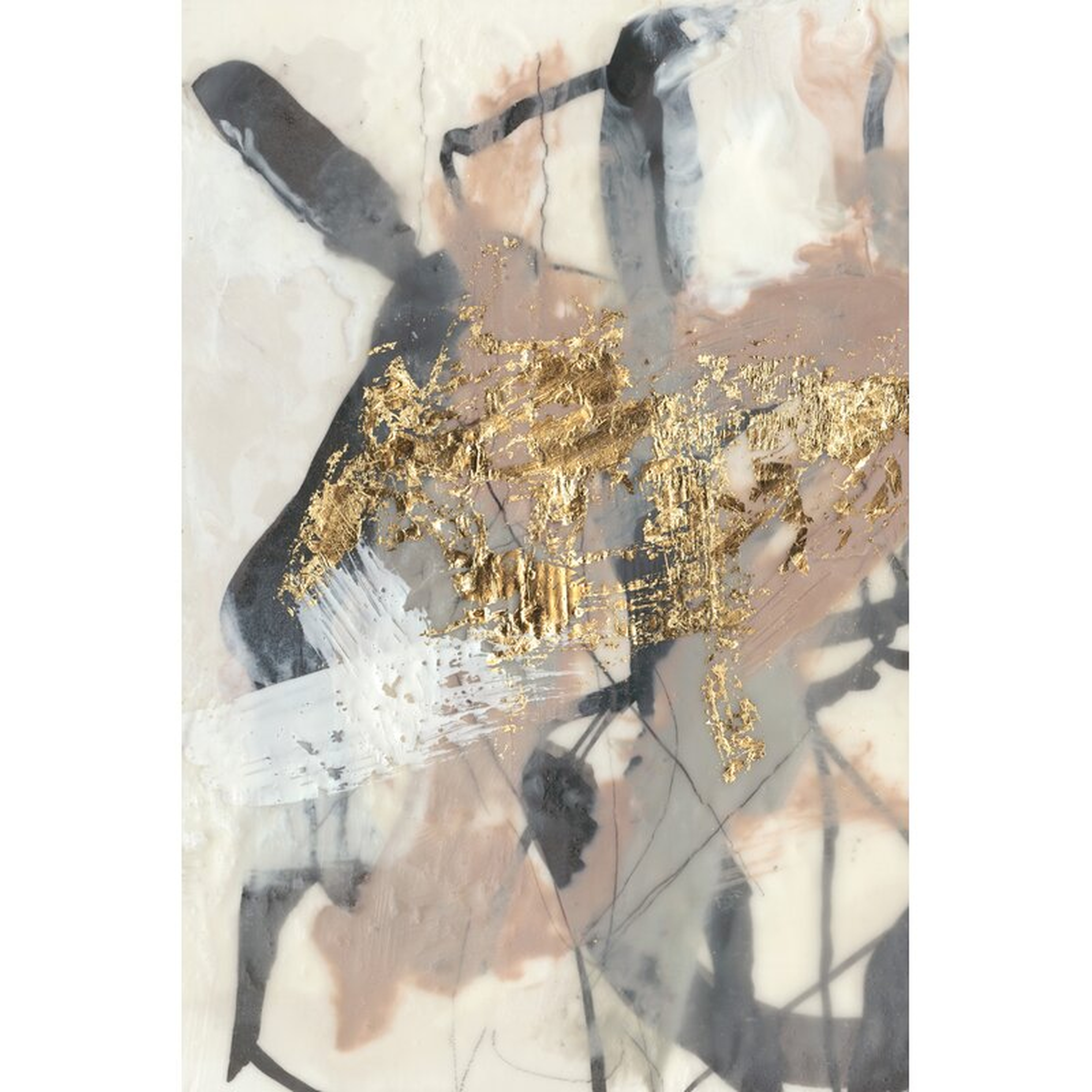Golden Blush I by Marmont Hill - Wrapped Canvas Print on Canvas - Wayfair