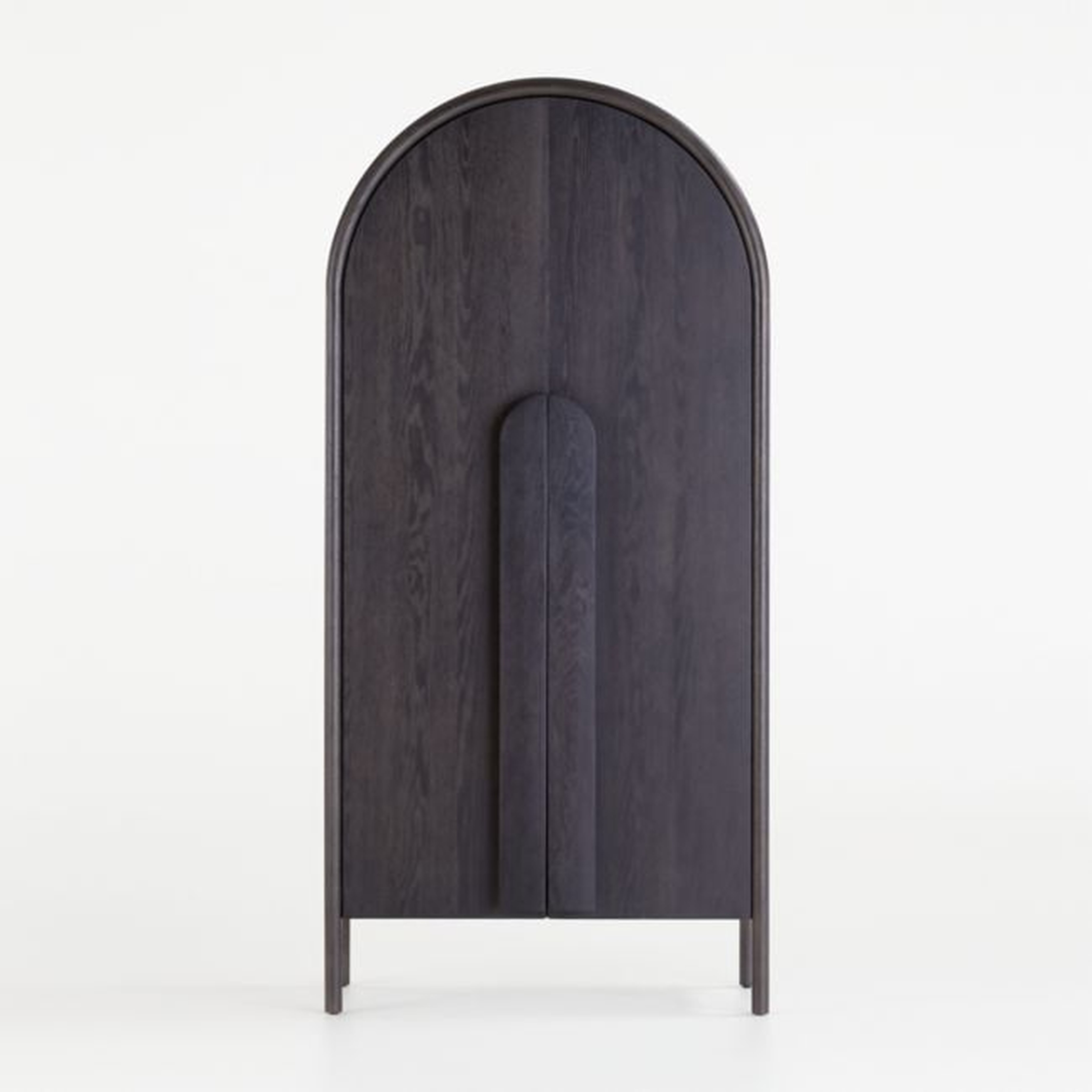 Annie Charcoal Storage Cabinet - Crate and Barrel