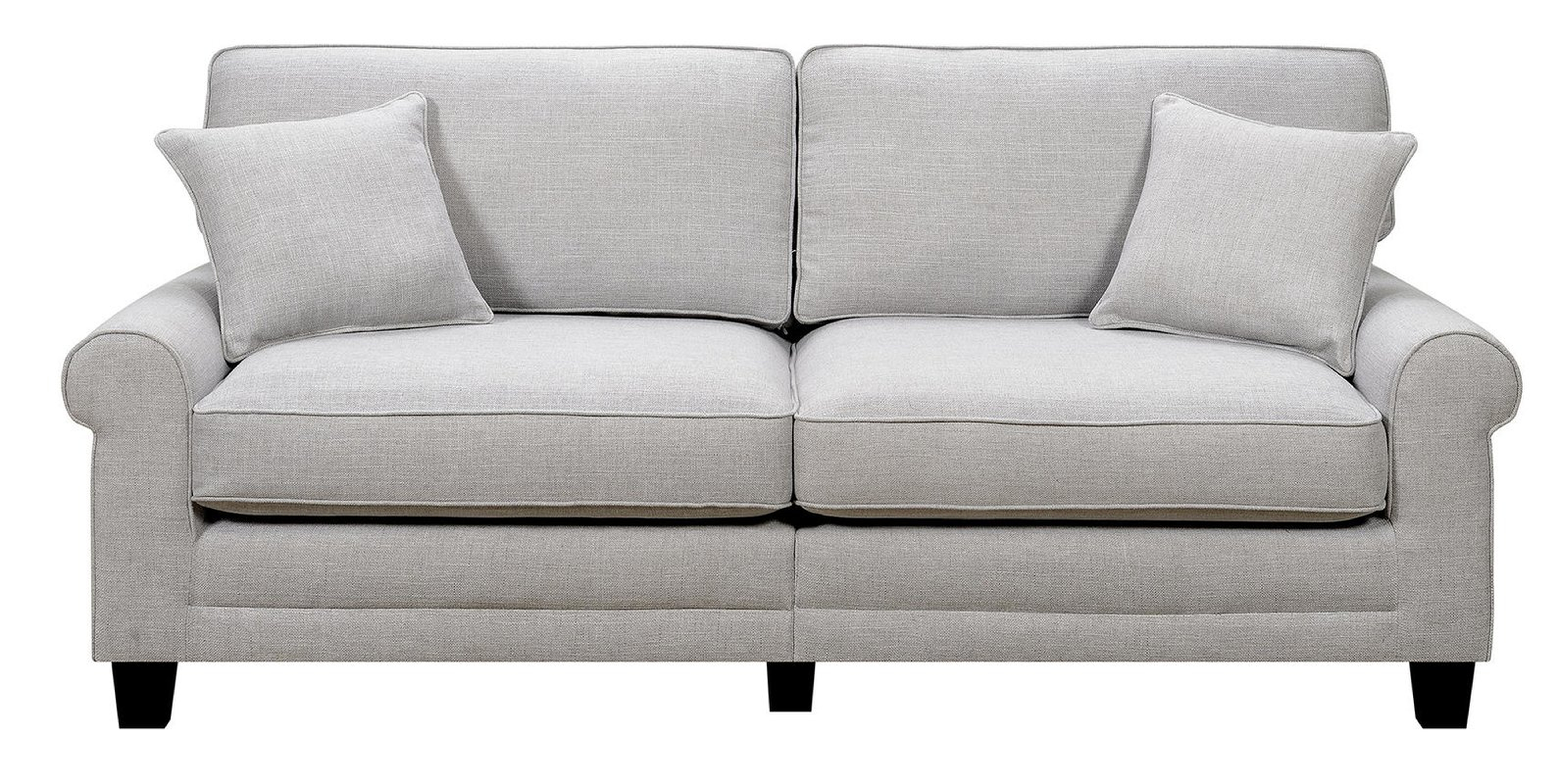 Beachcrest Home Buxton 73" Rolled Arm Sofa in Light Gray - Wayfair