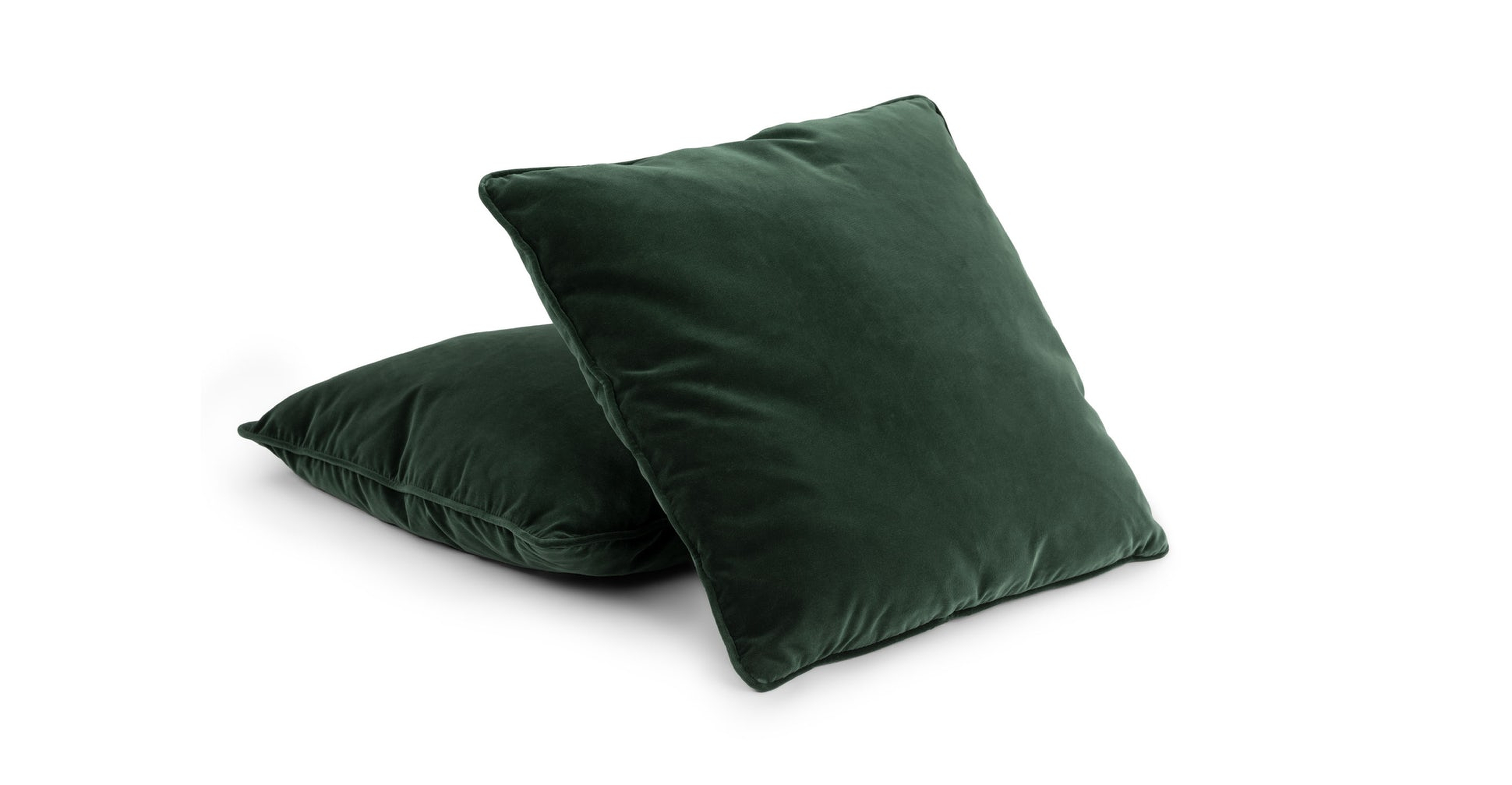 Lucca Pillow, 20" x 20", Balsam Green, Set of 2 - Article