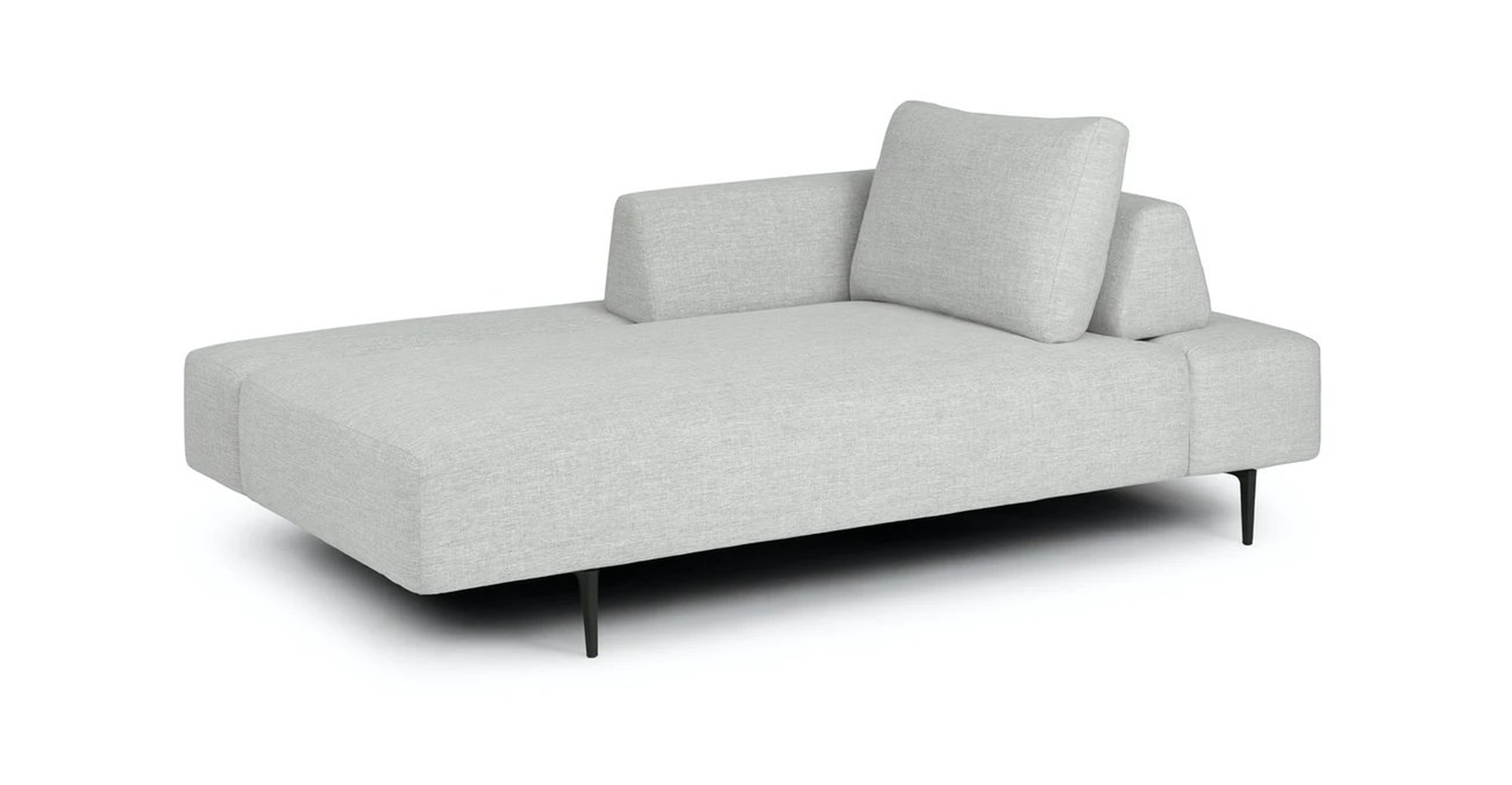 Divan Mist Gray Right Chaise Lounge - Article