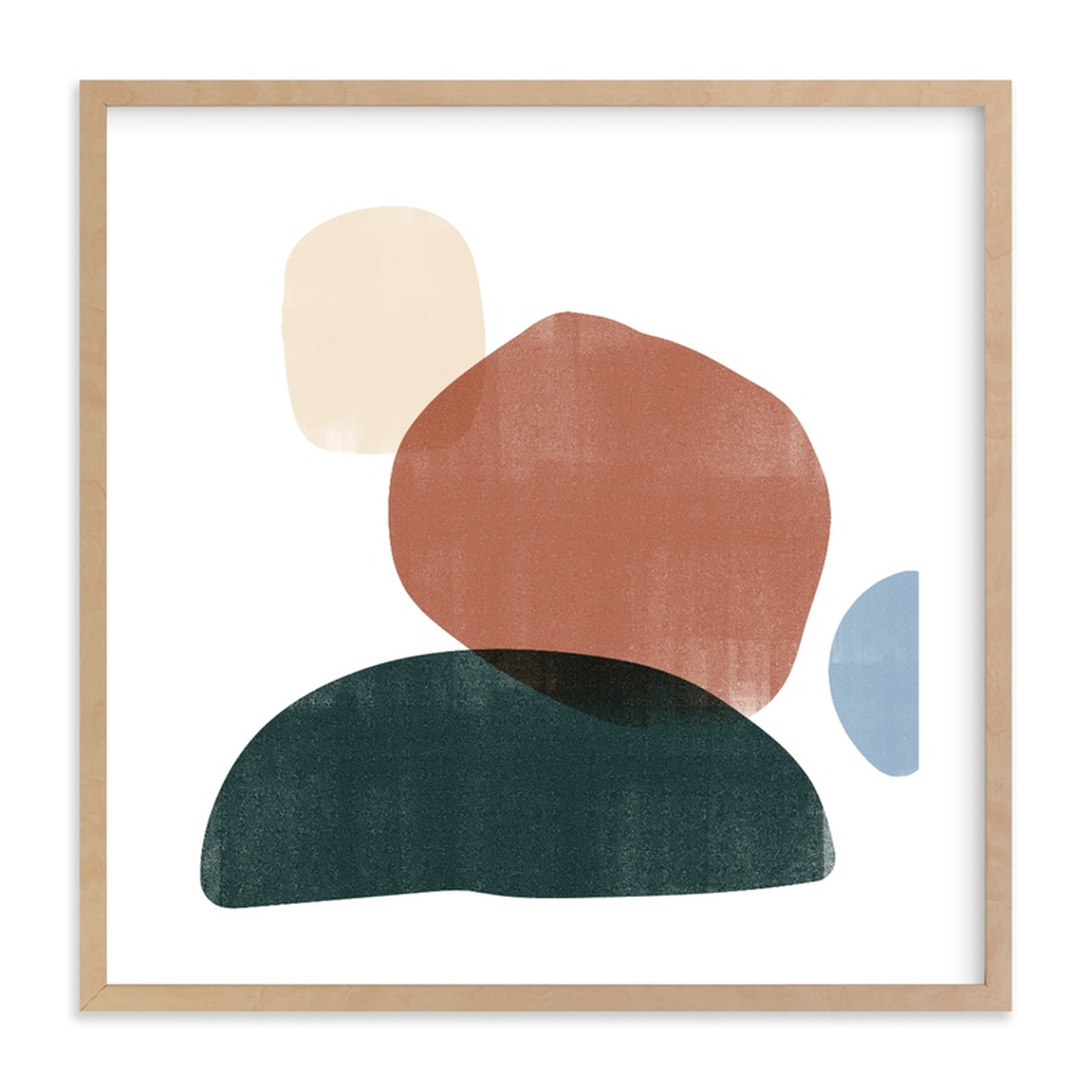 Offset Wall Art Print by Lindsay Stetson Thompson - 16"x16"- Natural Raw Wood Frame/White Border - Minted