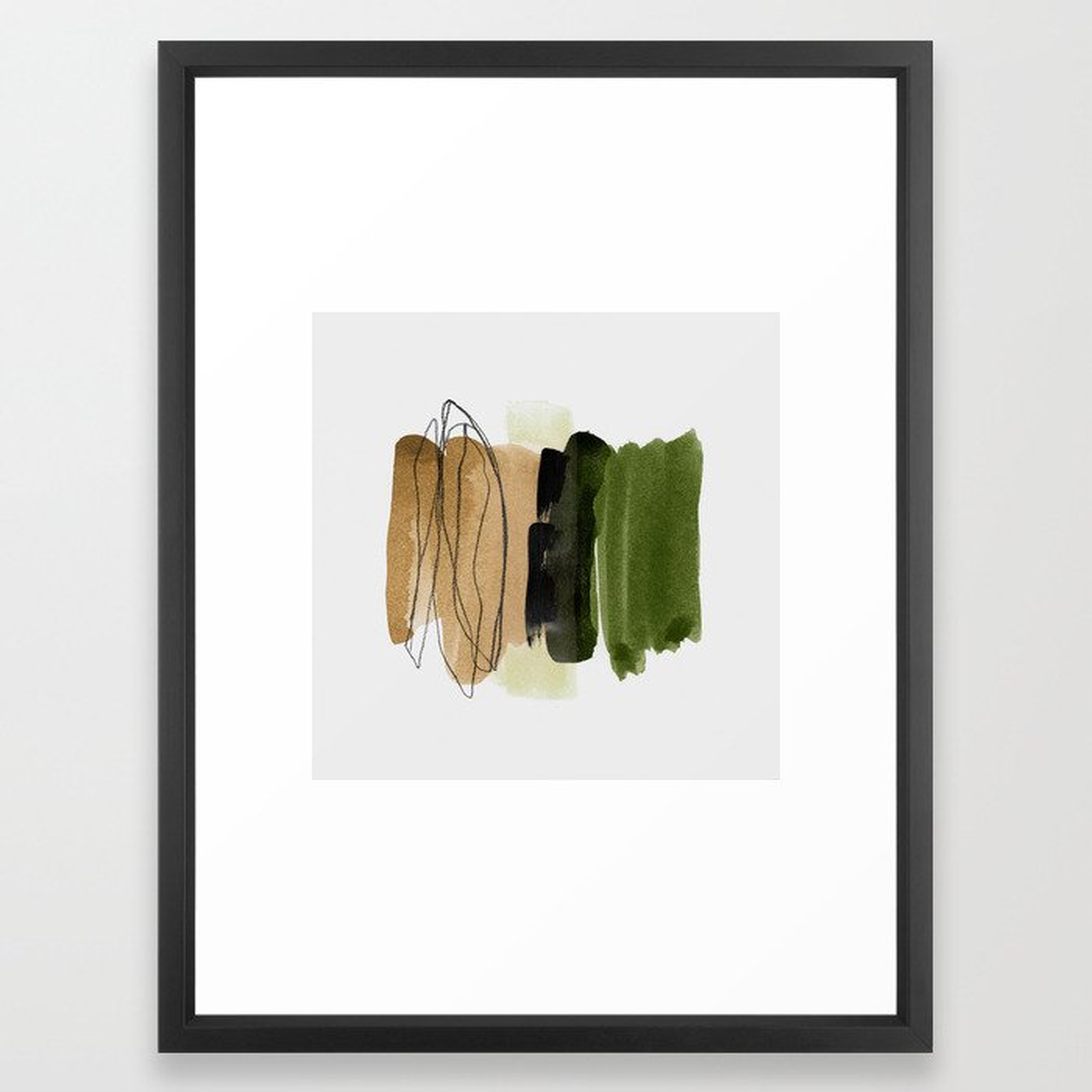 minimalism 6 Framed Art Print - Society6