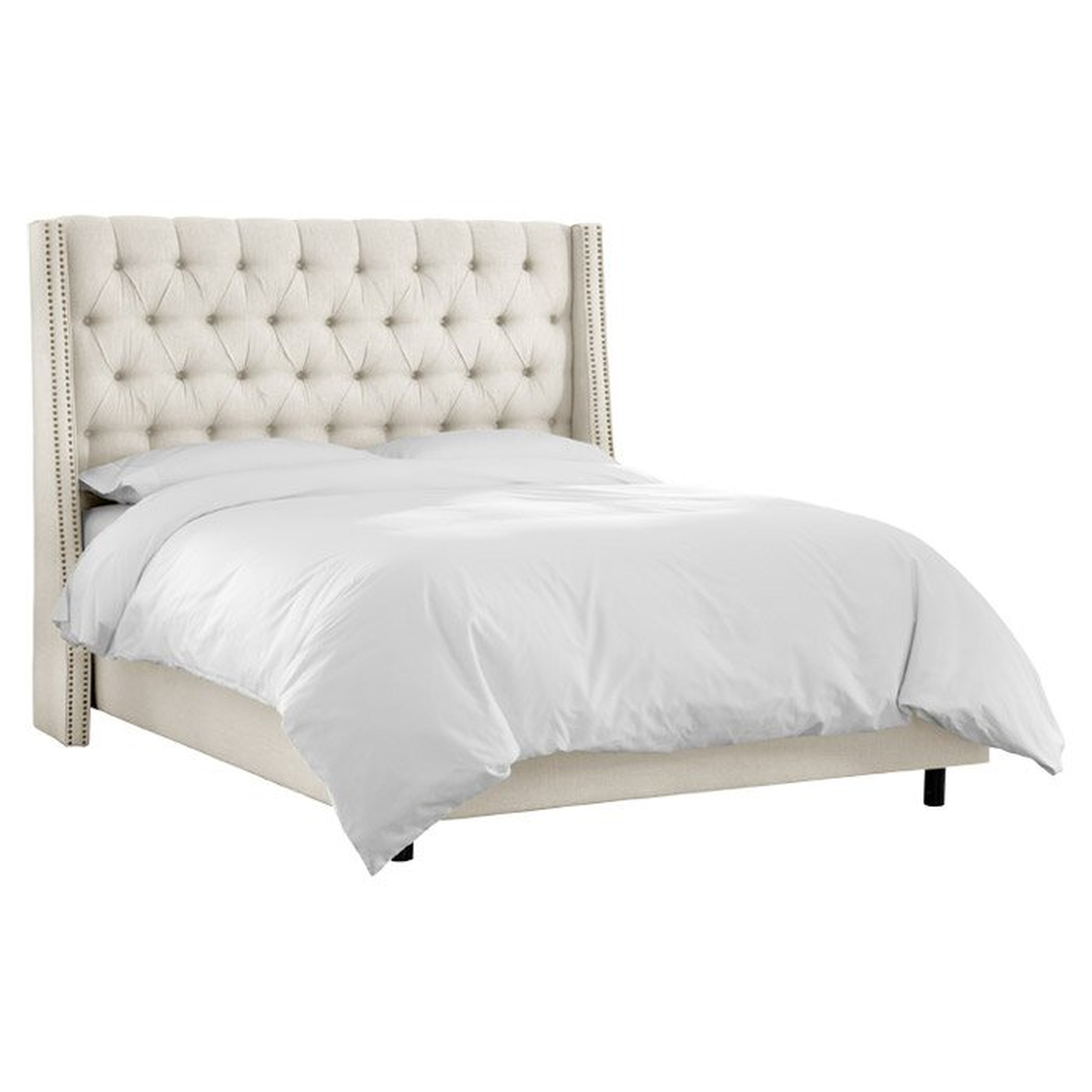 Tufted Upholstered Low Profile Standard Bed, King - Wayfair
