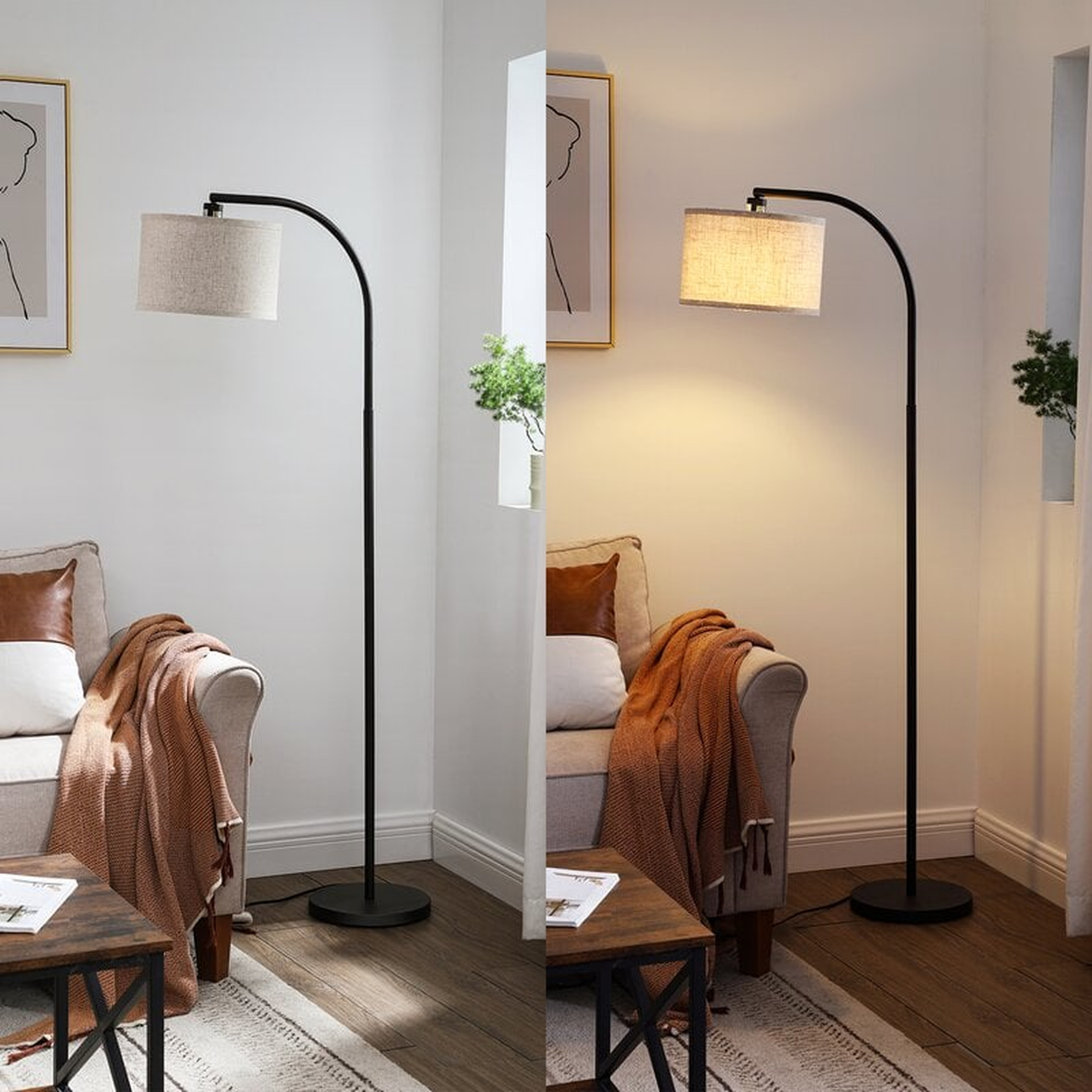 Kjeld 63" Arched Floor Lamp - Wayfair