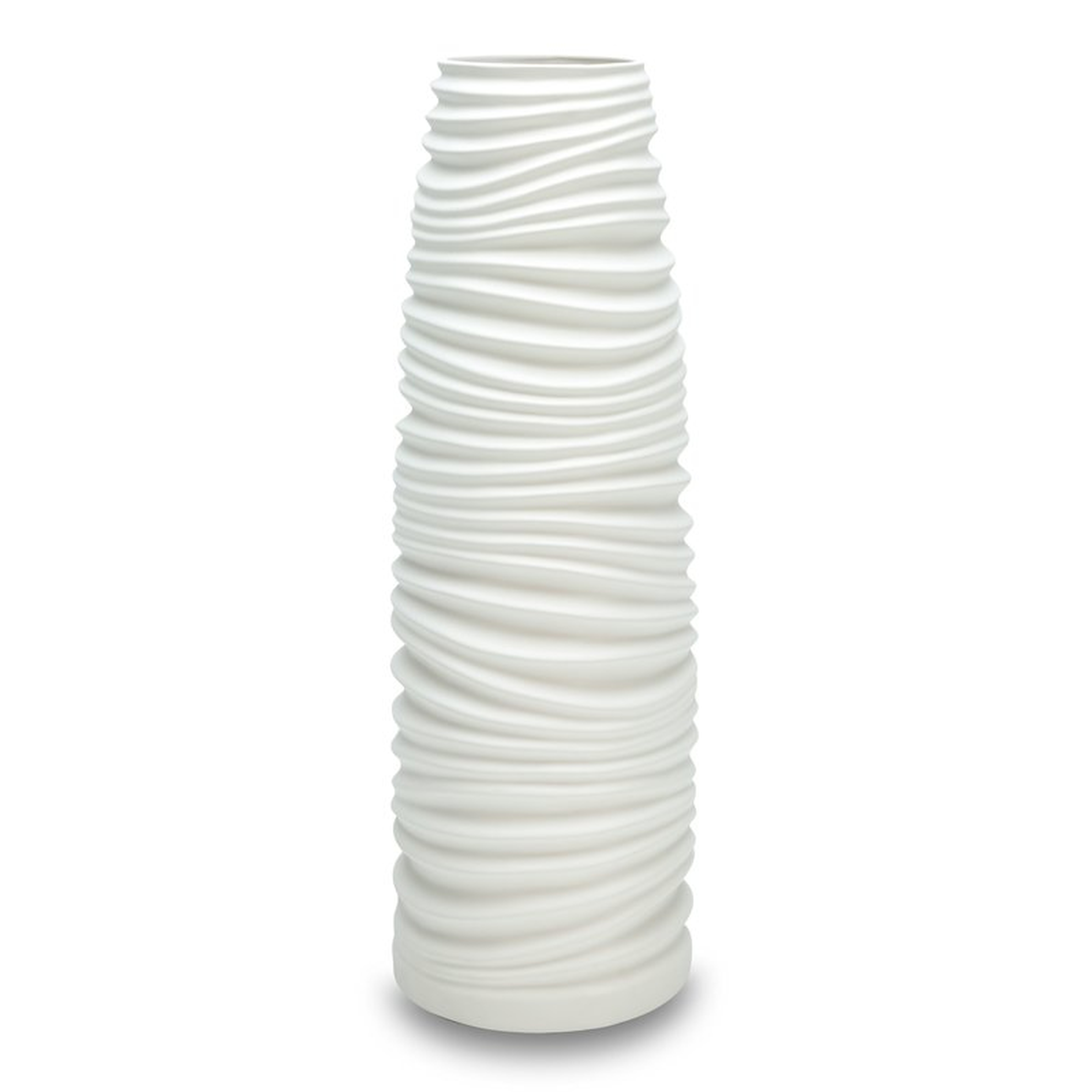 Wade Logan Floor Vase in White - Wayfair