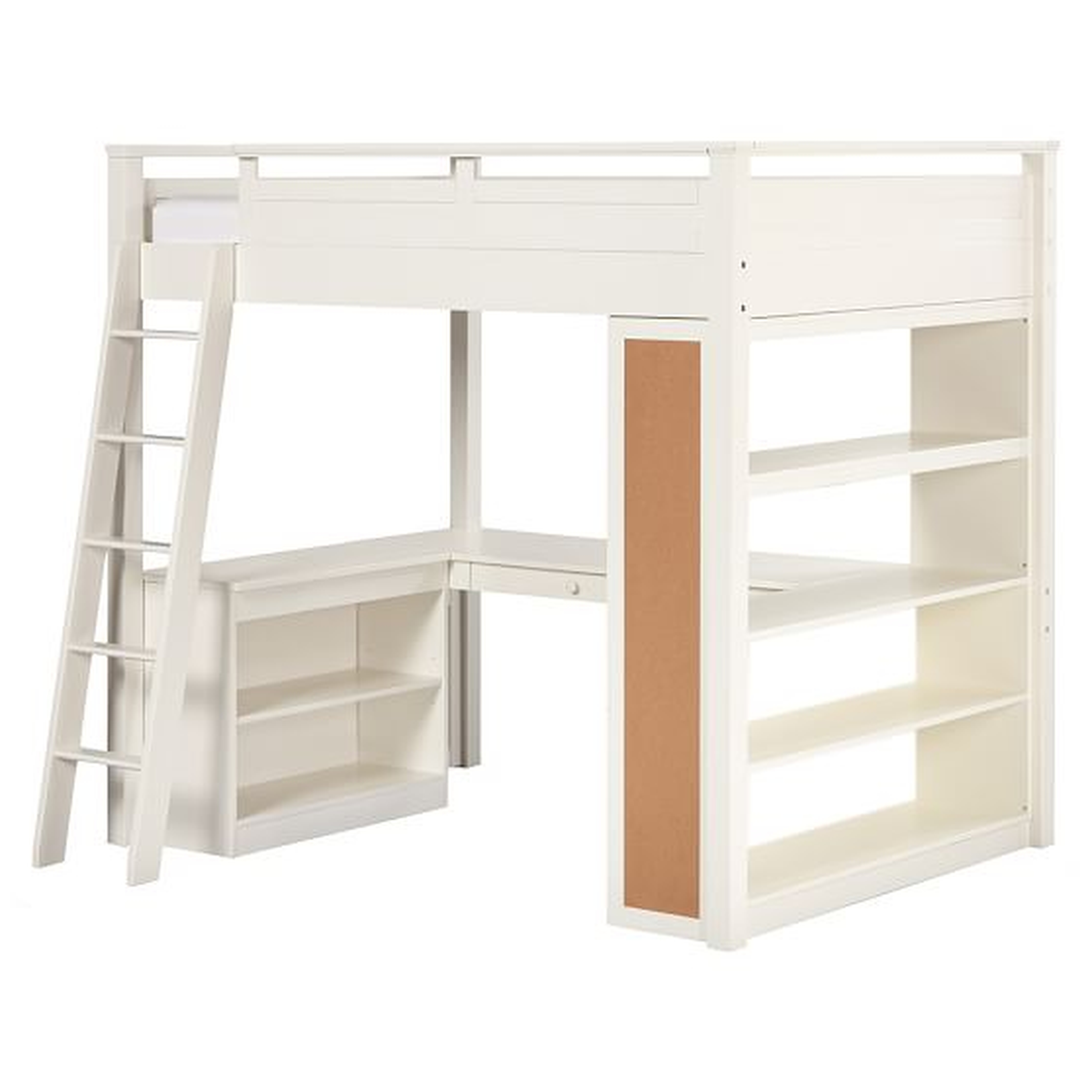 Sleep & Study® Loft- Simply white - Pottery Barn Teen