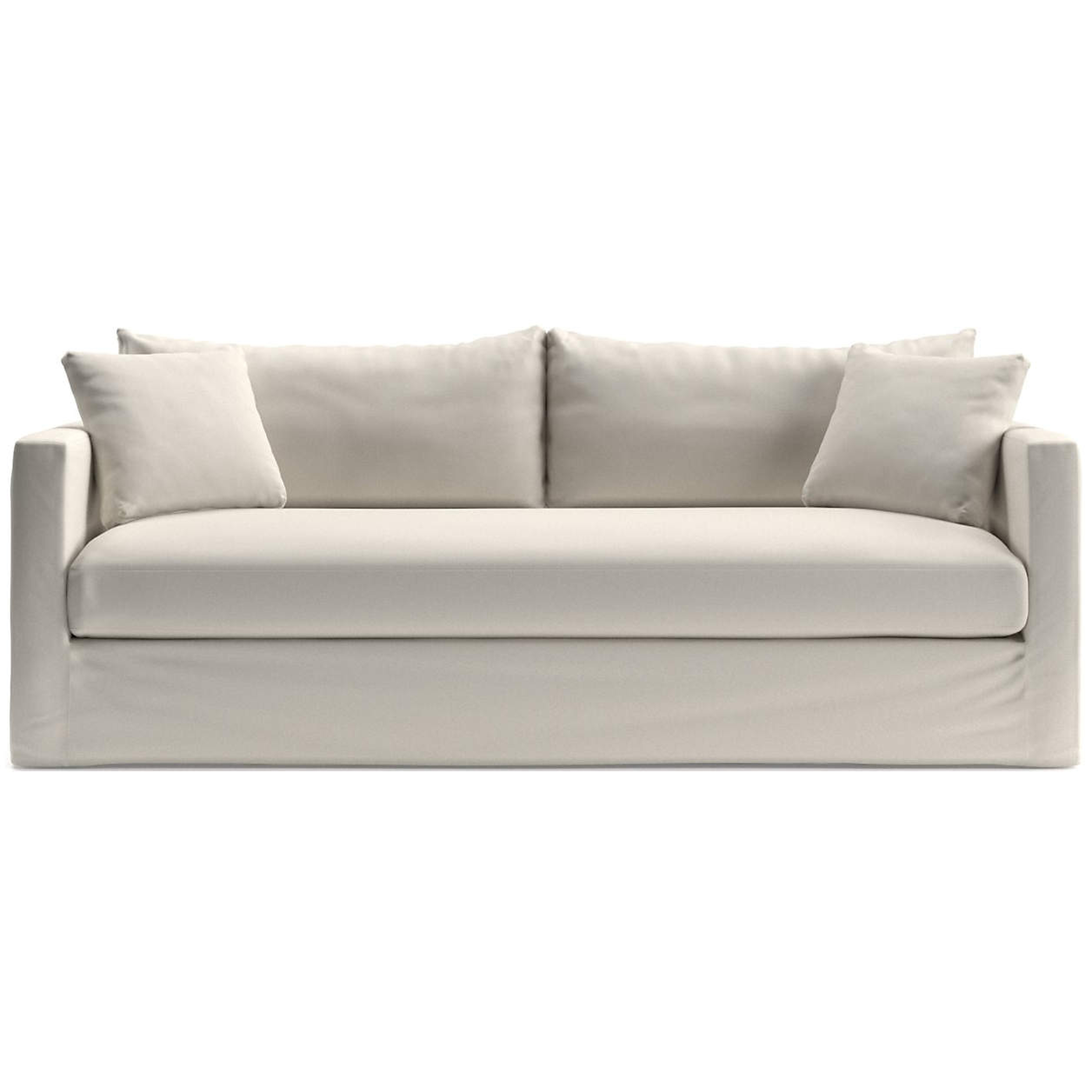 Willow II Slipcovered Apartment Sofa - Crate and Barrel