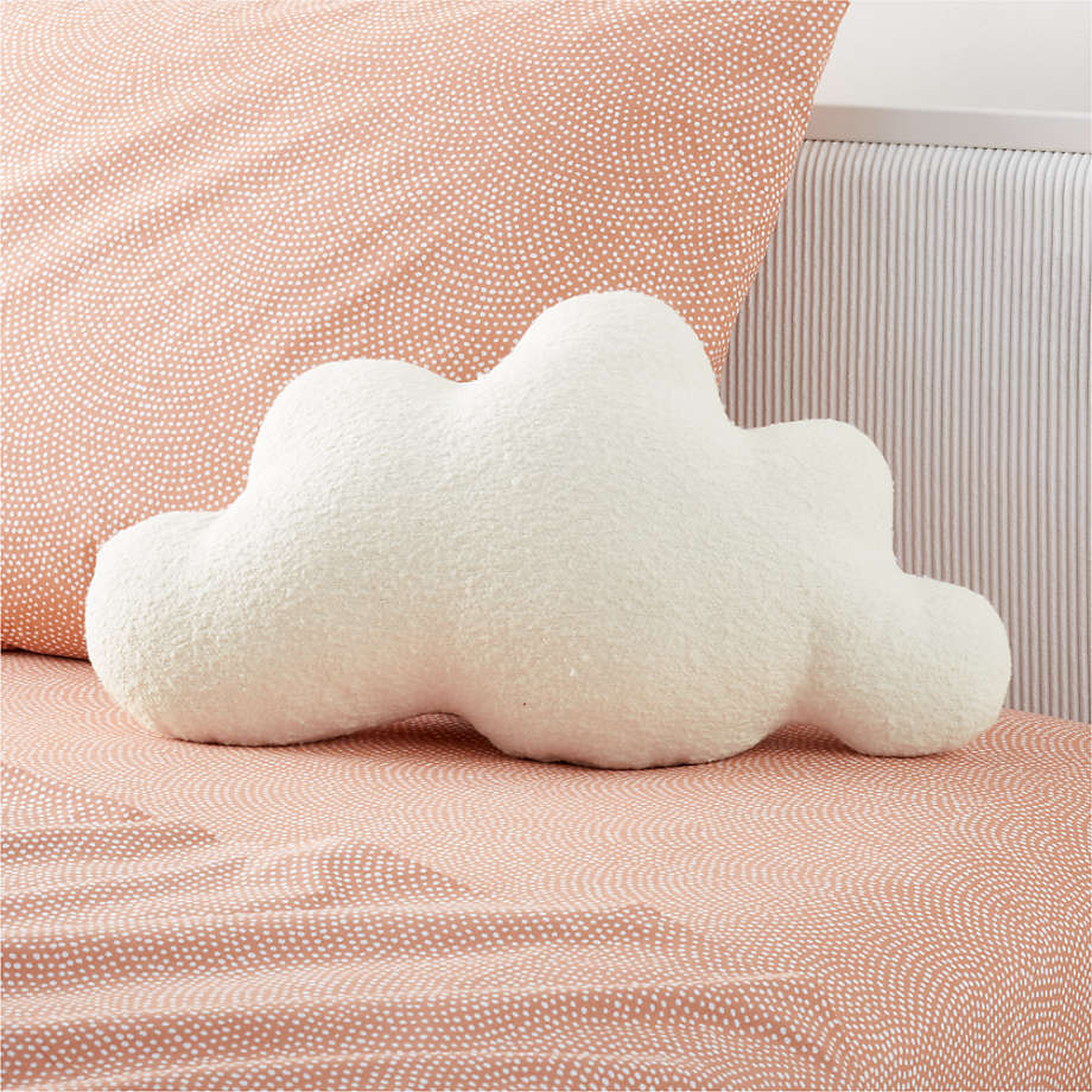 Sky High Cloud Kids Throw Pillow by Leanne Ford - Crate and Barrel