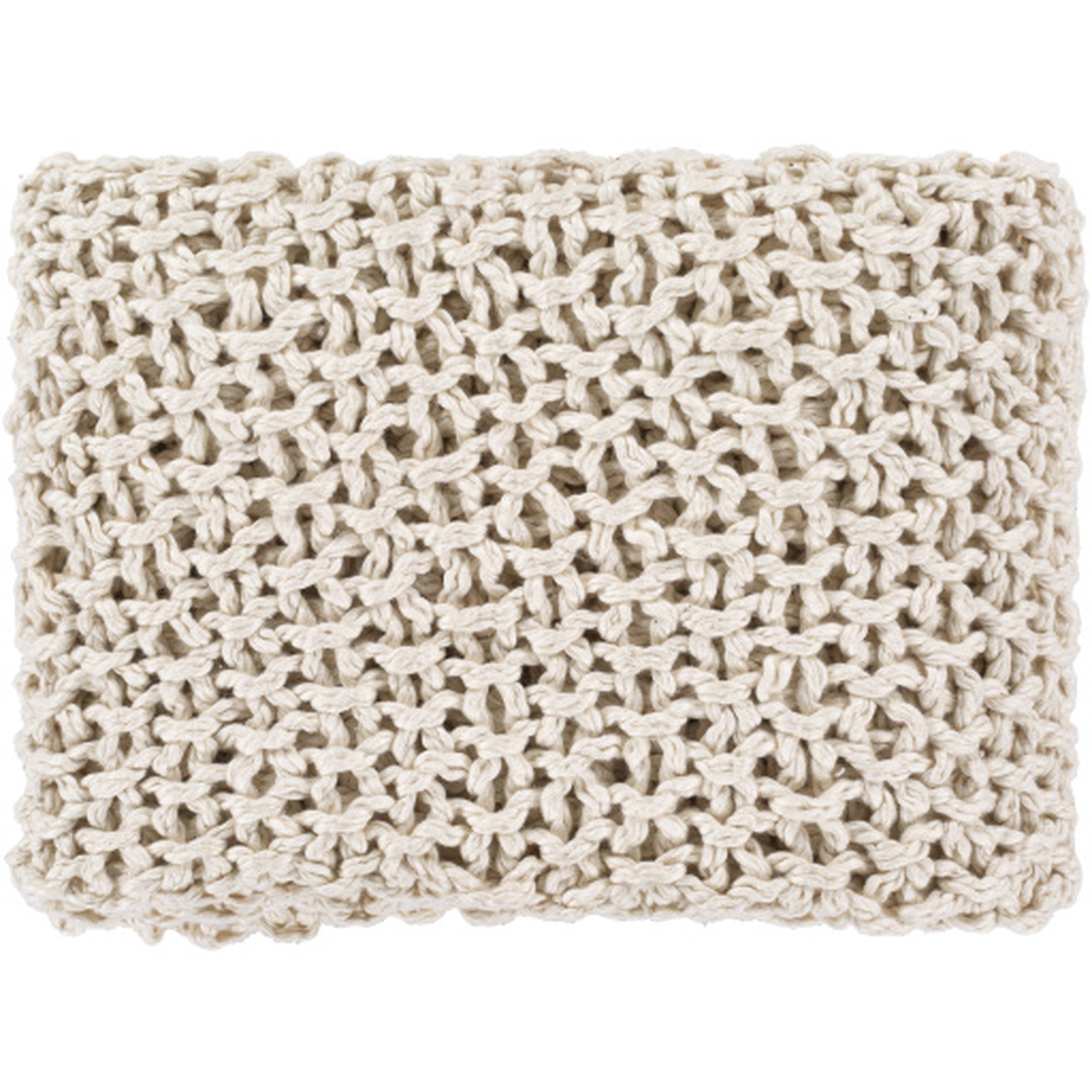 Cozy Knit Throw, Natural - Havenly Essentials