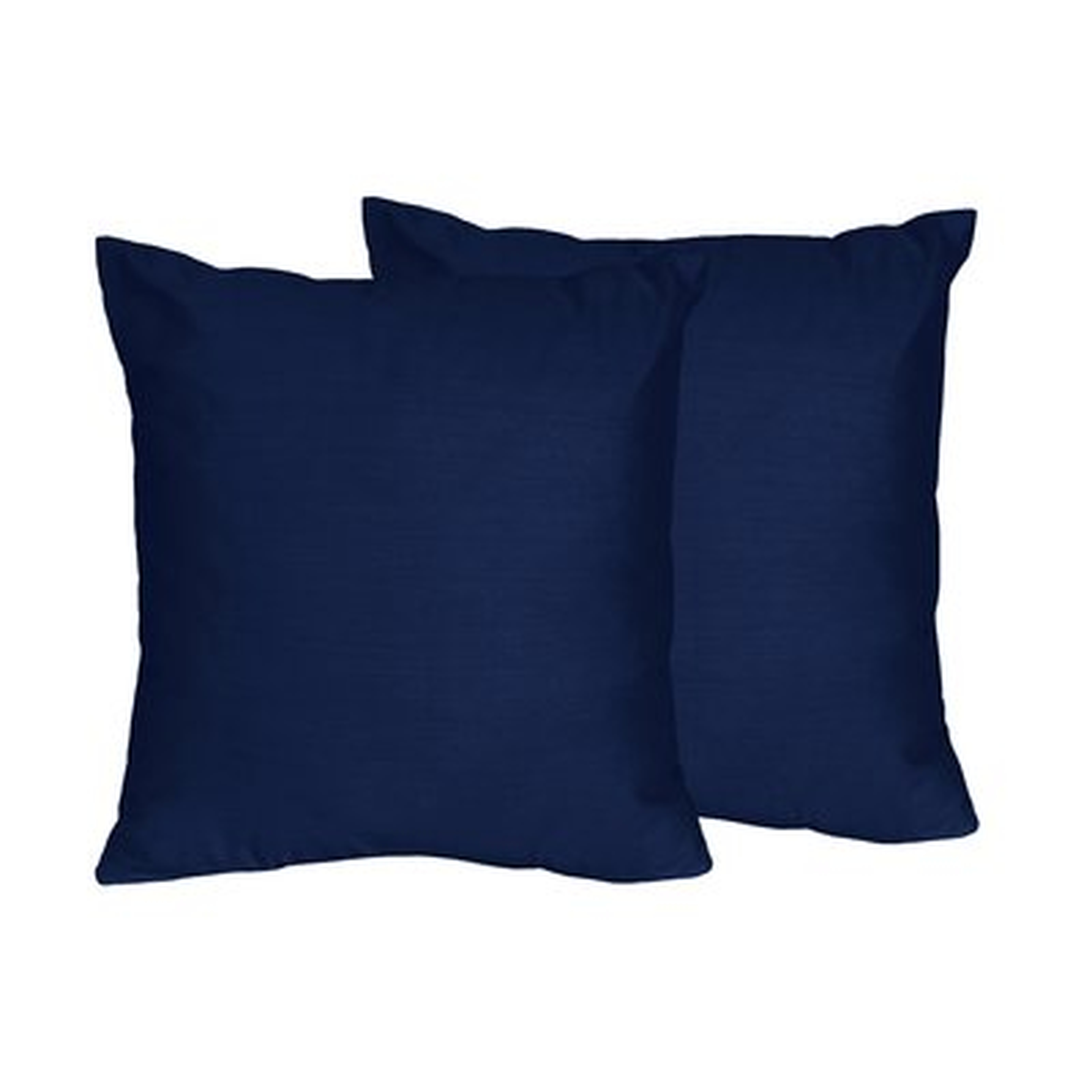 Solid Navy Blue Throw Pillows - Wayfair