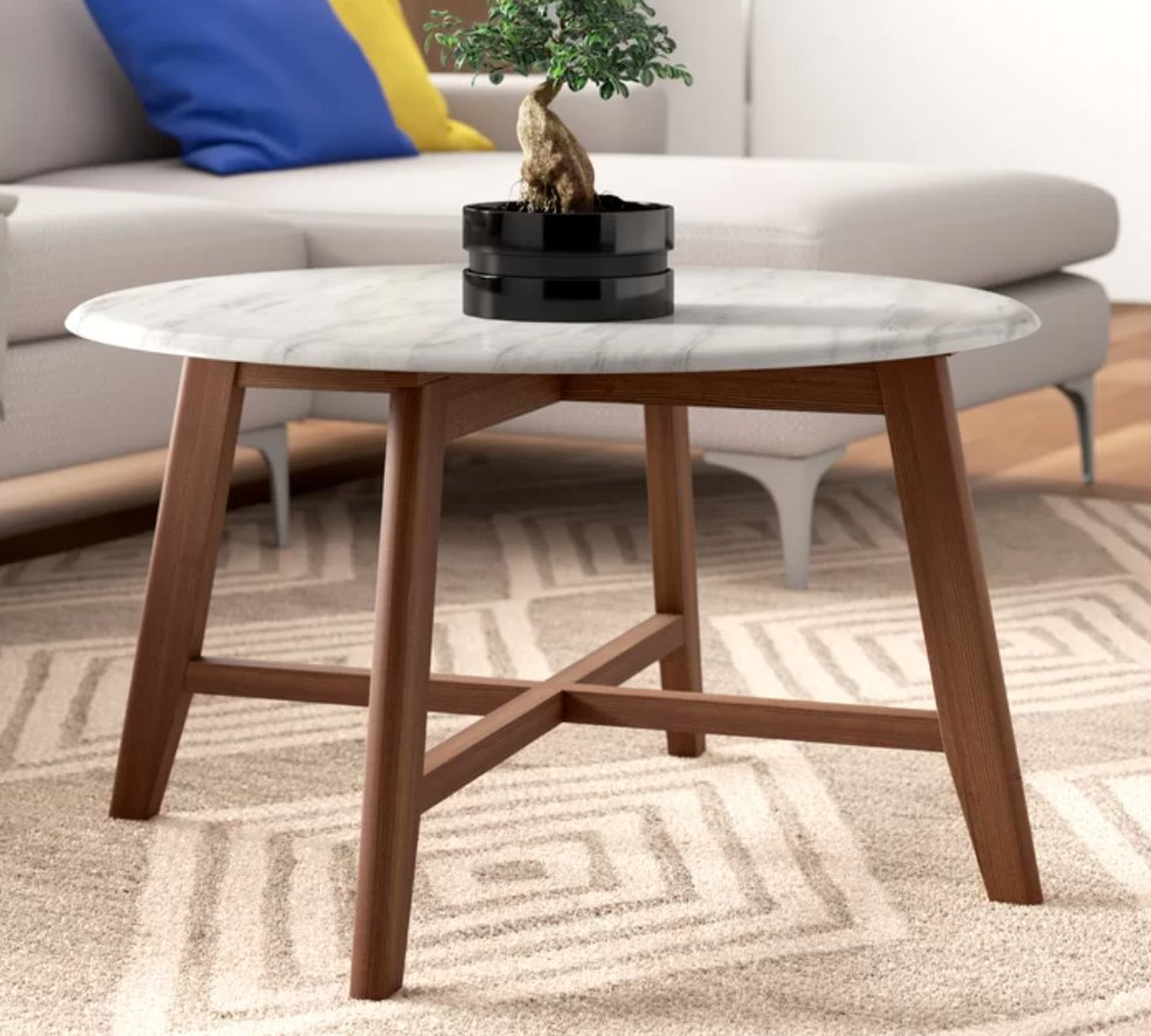 Gamino Solid Wood 4 Legs Coffee Table - Wayfair