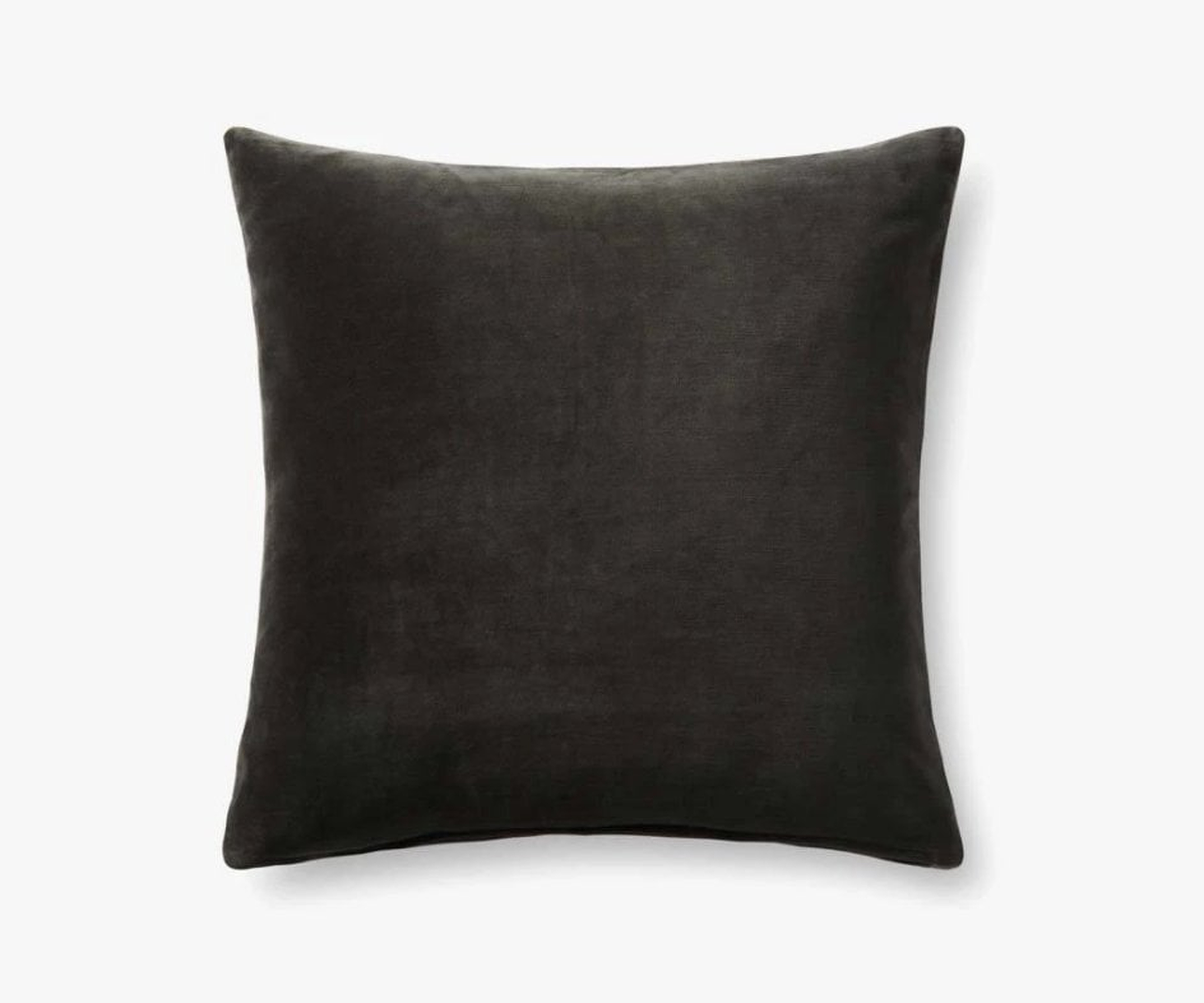 Loloi PILLOWS P0737 Charcoal / Grey 22" x 22" Cover w/Down - Loloi Rugs
