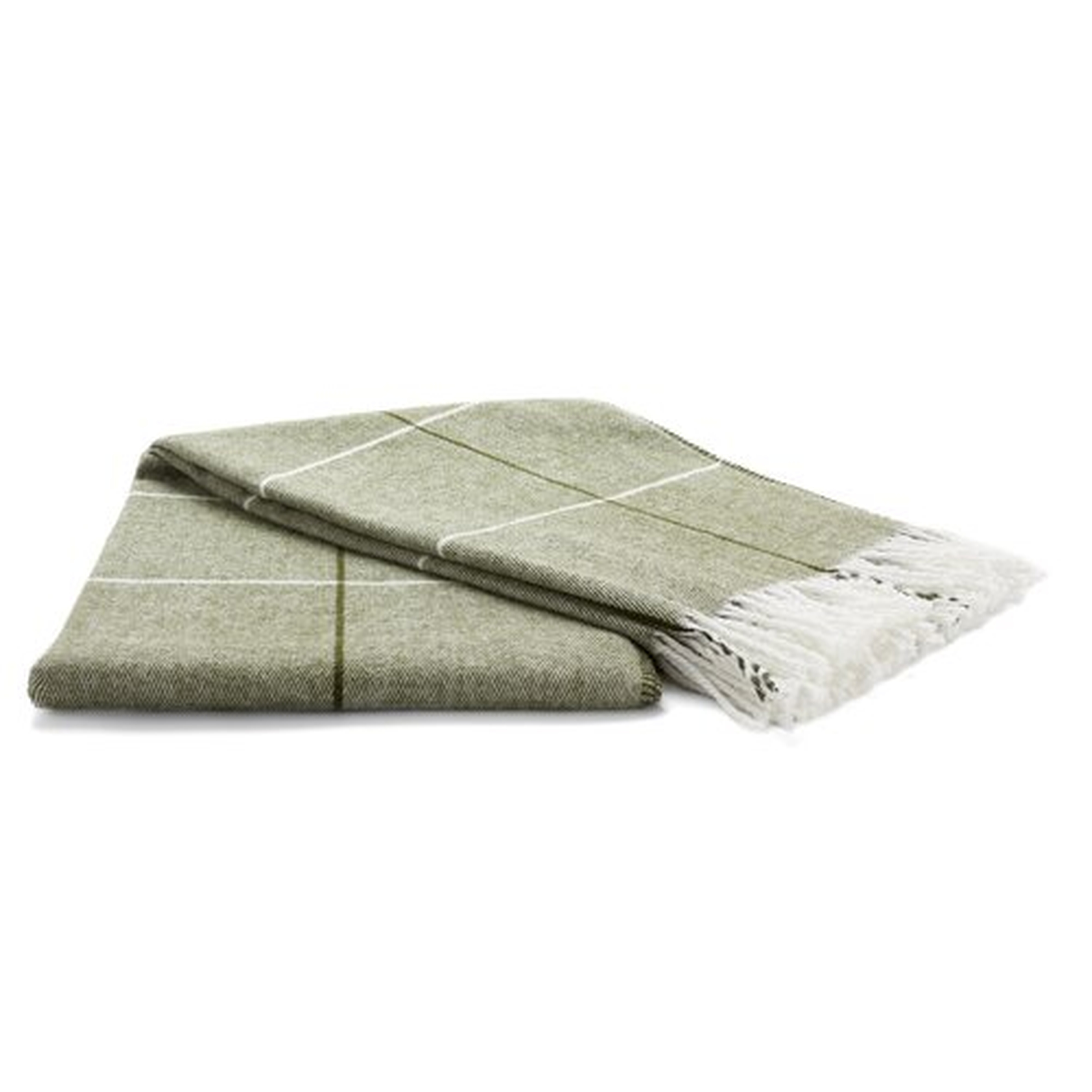 Green Oneil Tartan Blanket - Wayfair