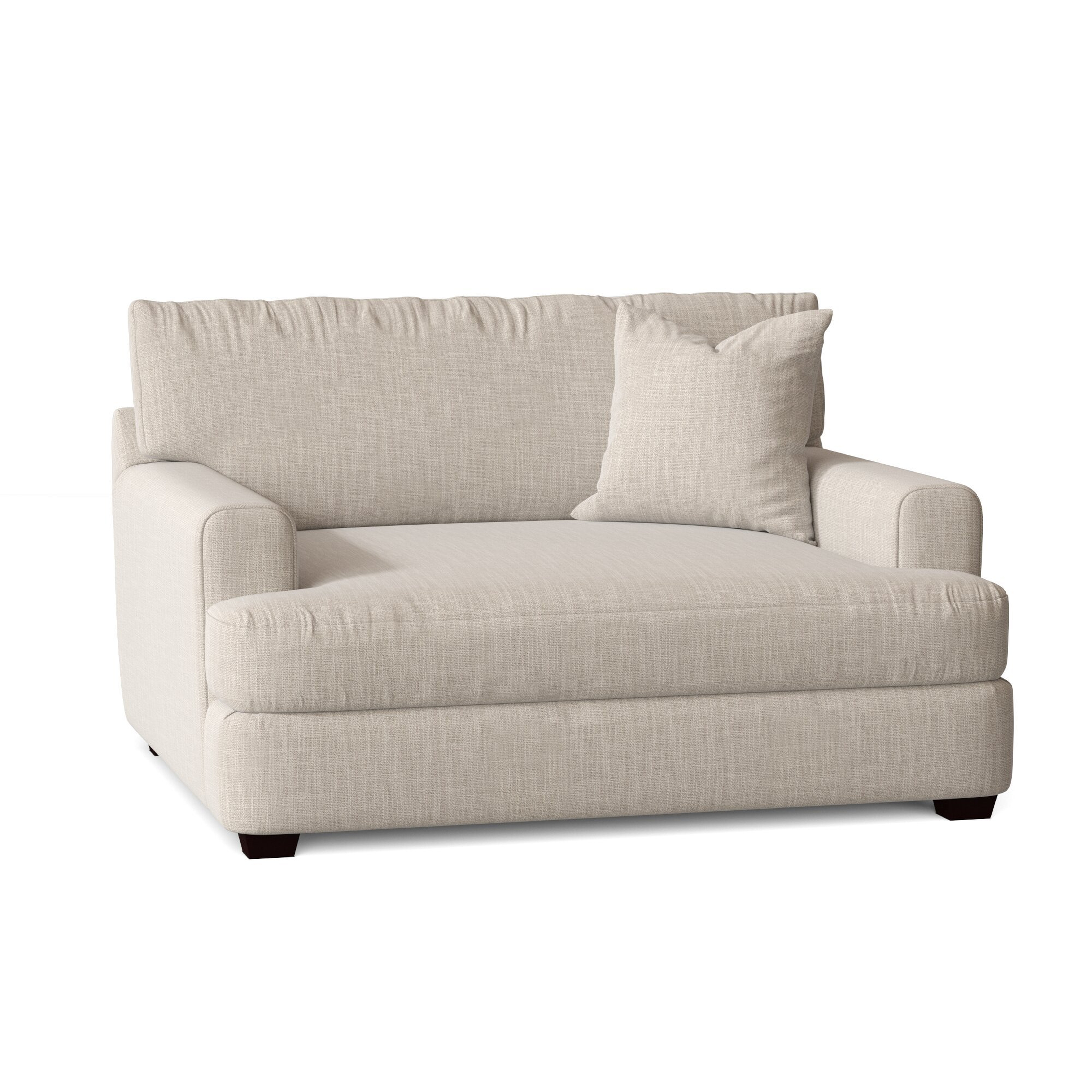 Elisa Armchair Conversation Ivory - Wayfair