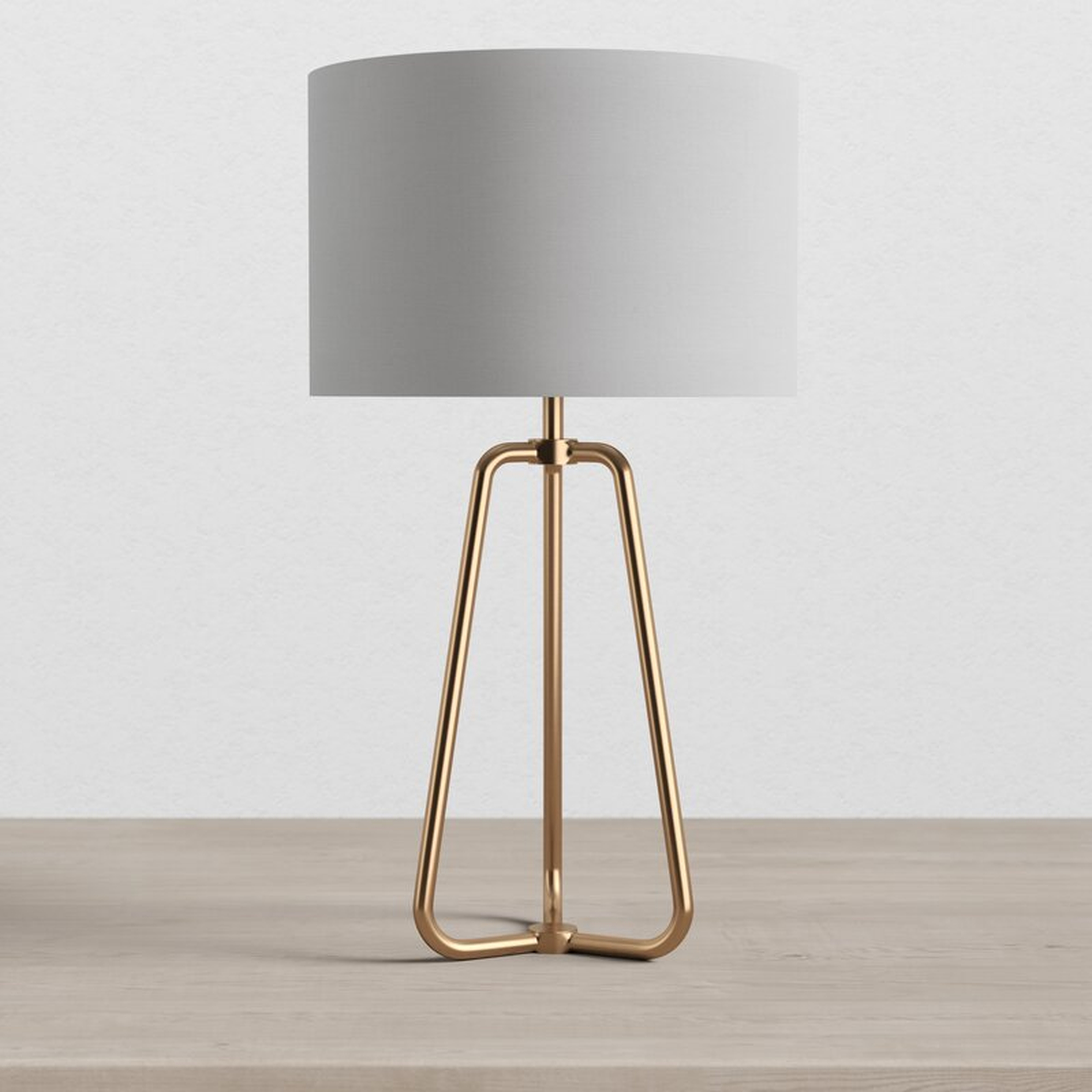 25.5" Table Lamp, Antique Brass - Wayfair