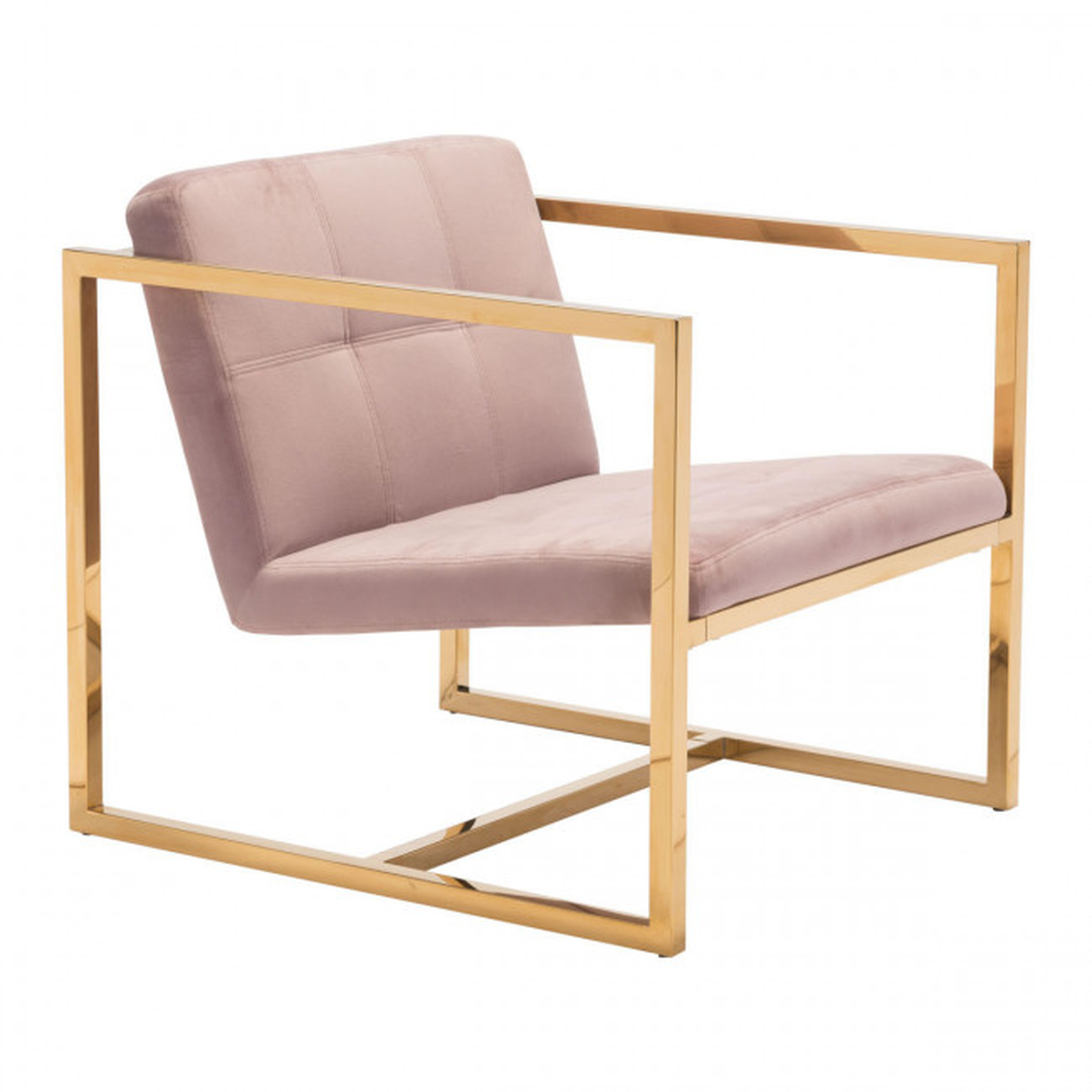 Opal Chair, Pink Velvet - Studio Marcette
