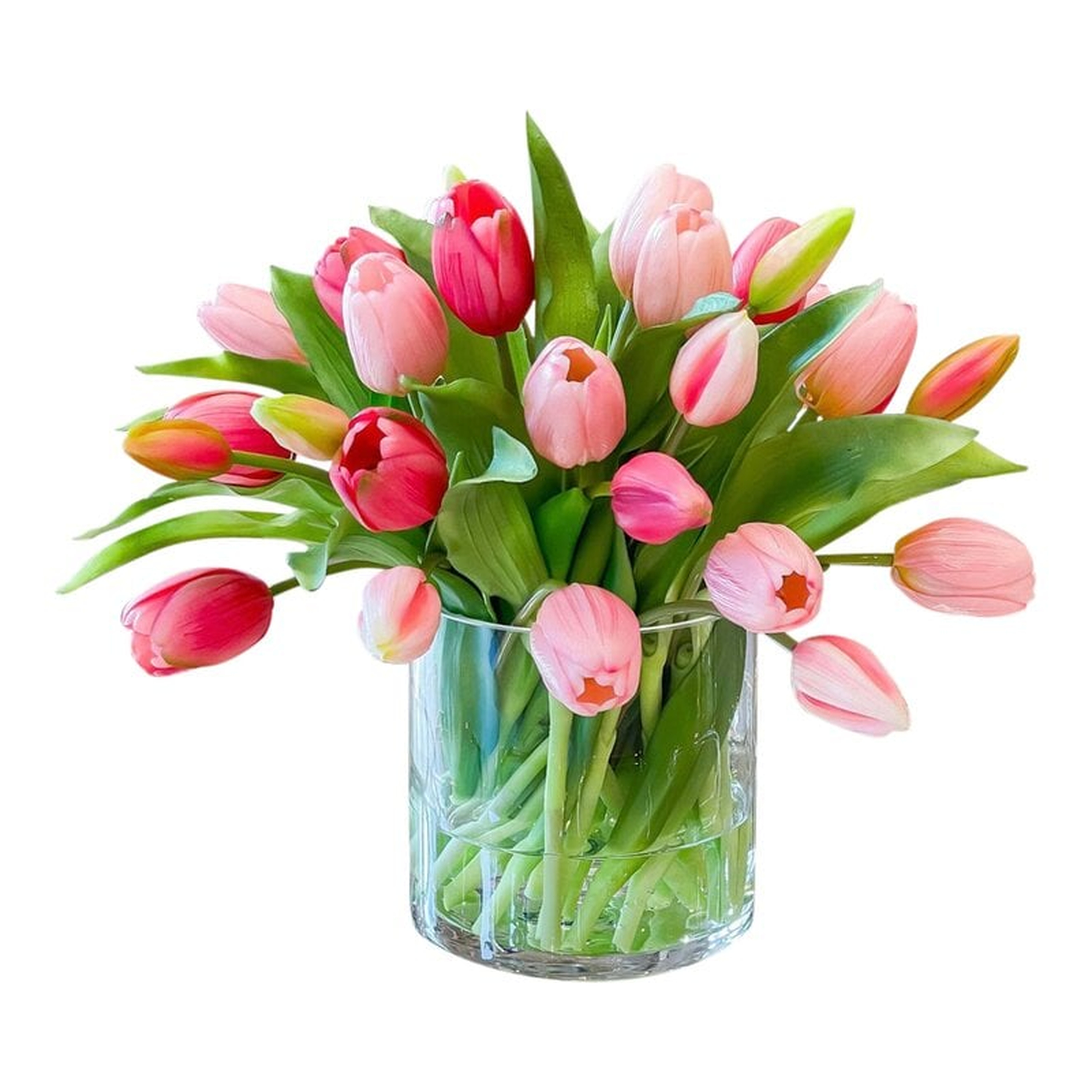 Tulips in Vase - Wayfair