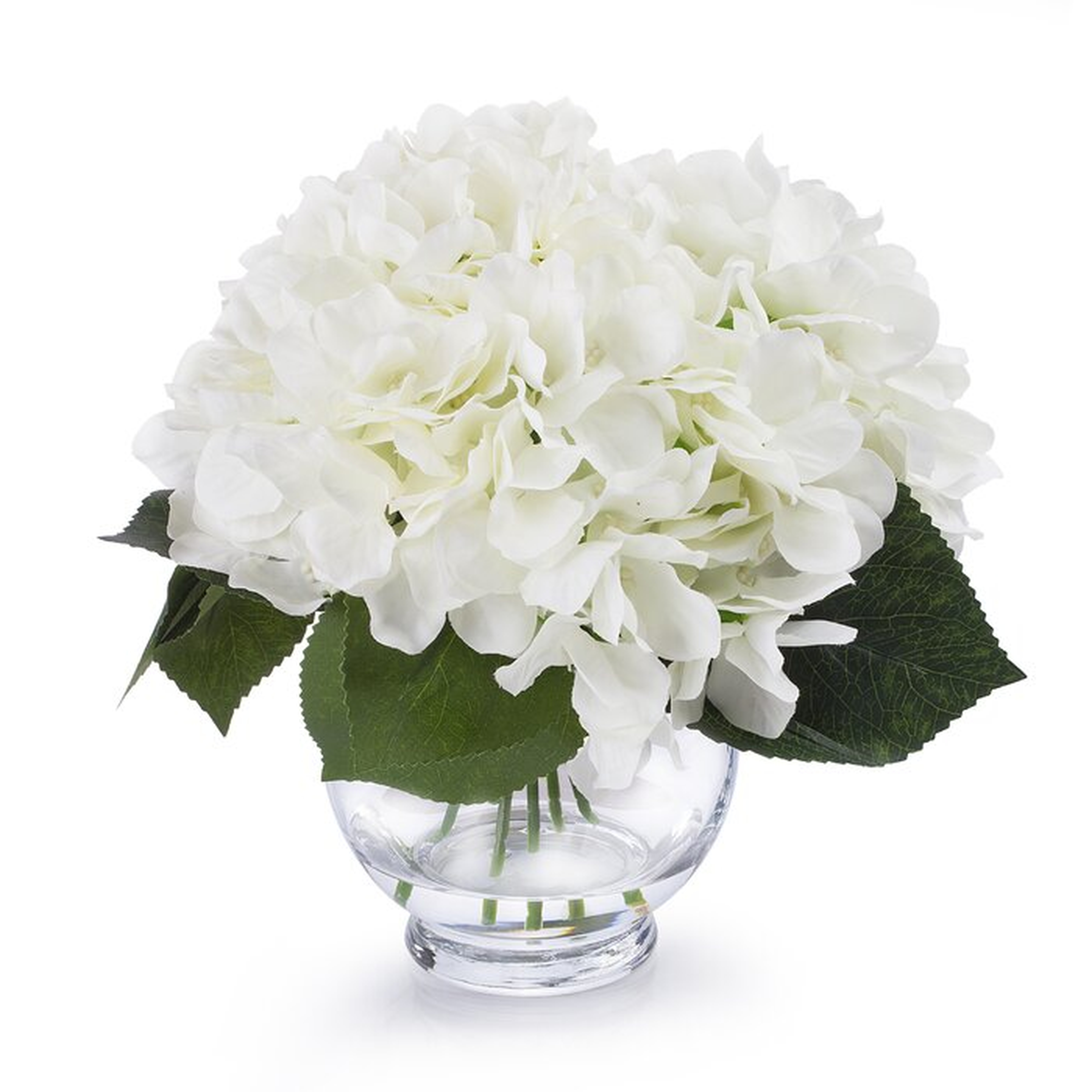 Hydrangea Floral Arrangements in Vase - Wayfair