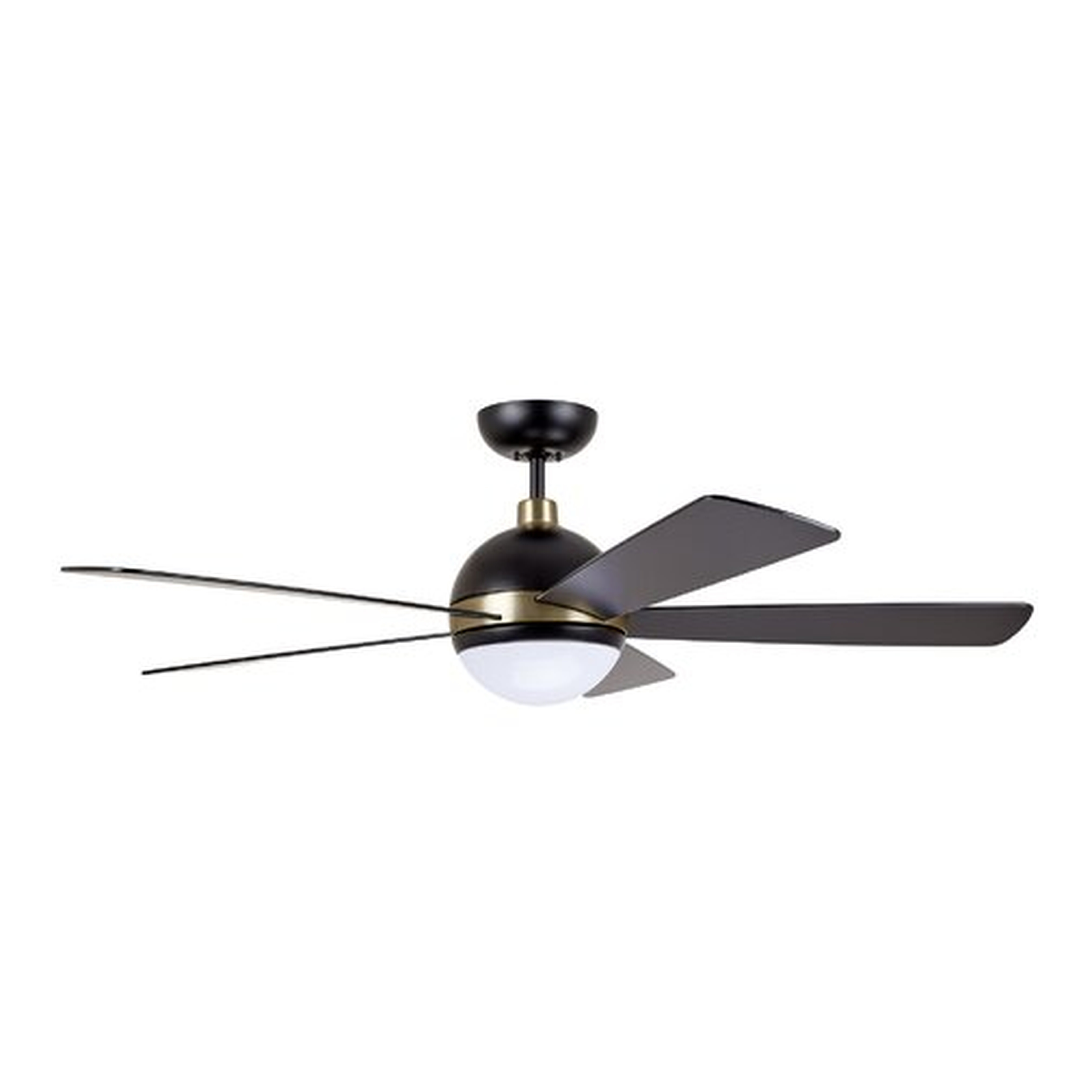 52" Tion Astor 5 Blade LED Ceiling Fan with Remote Light Kit Included - Wayfair