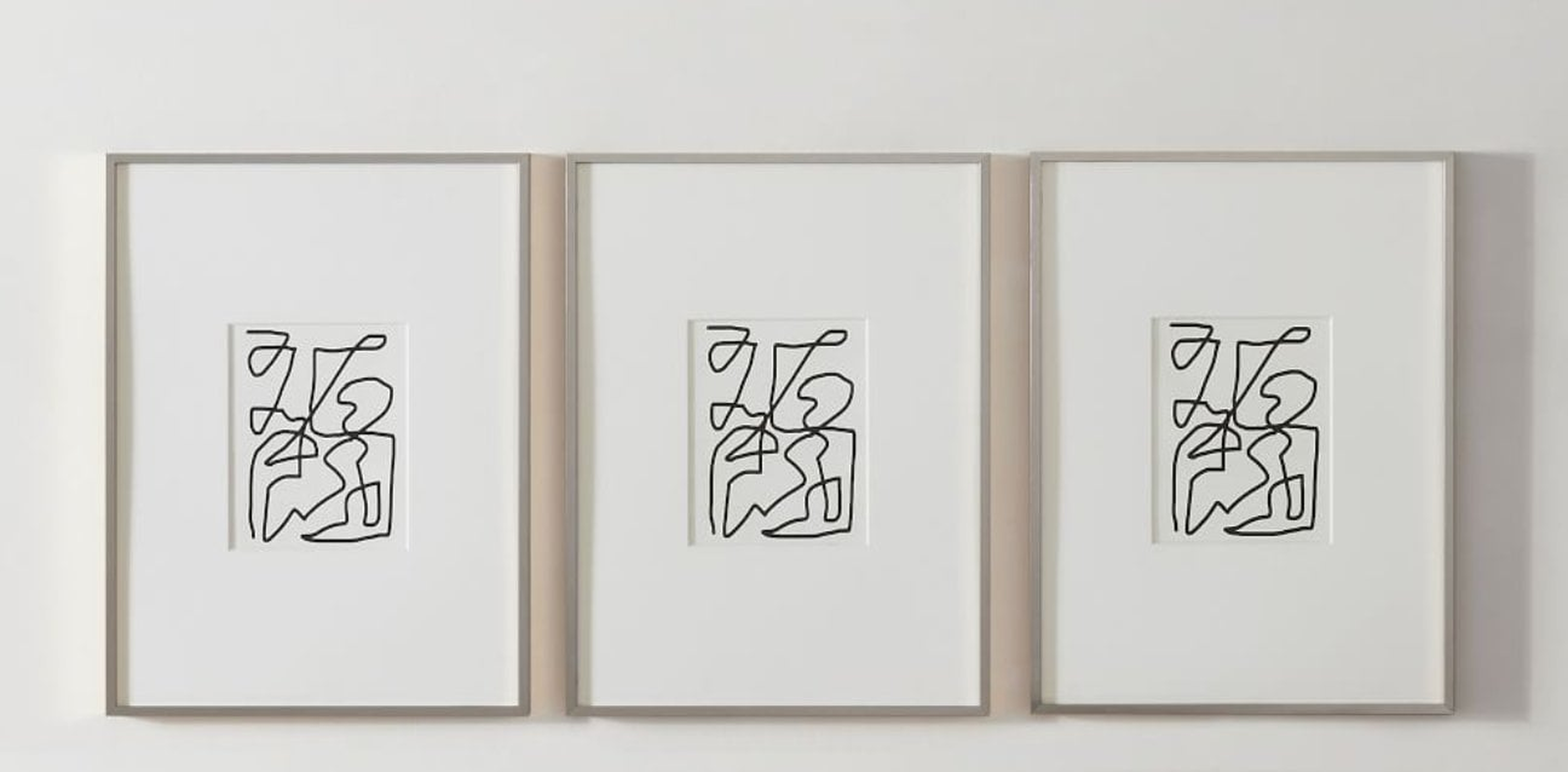 Multi-Mat Gallery Frames - white set of 3 - West Elm