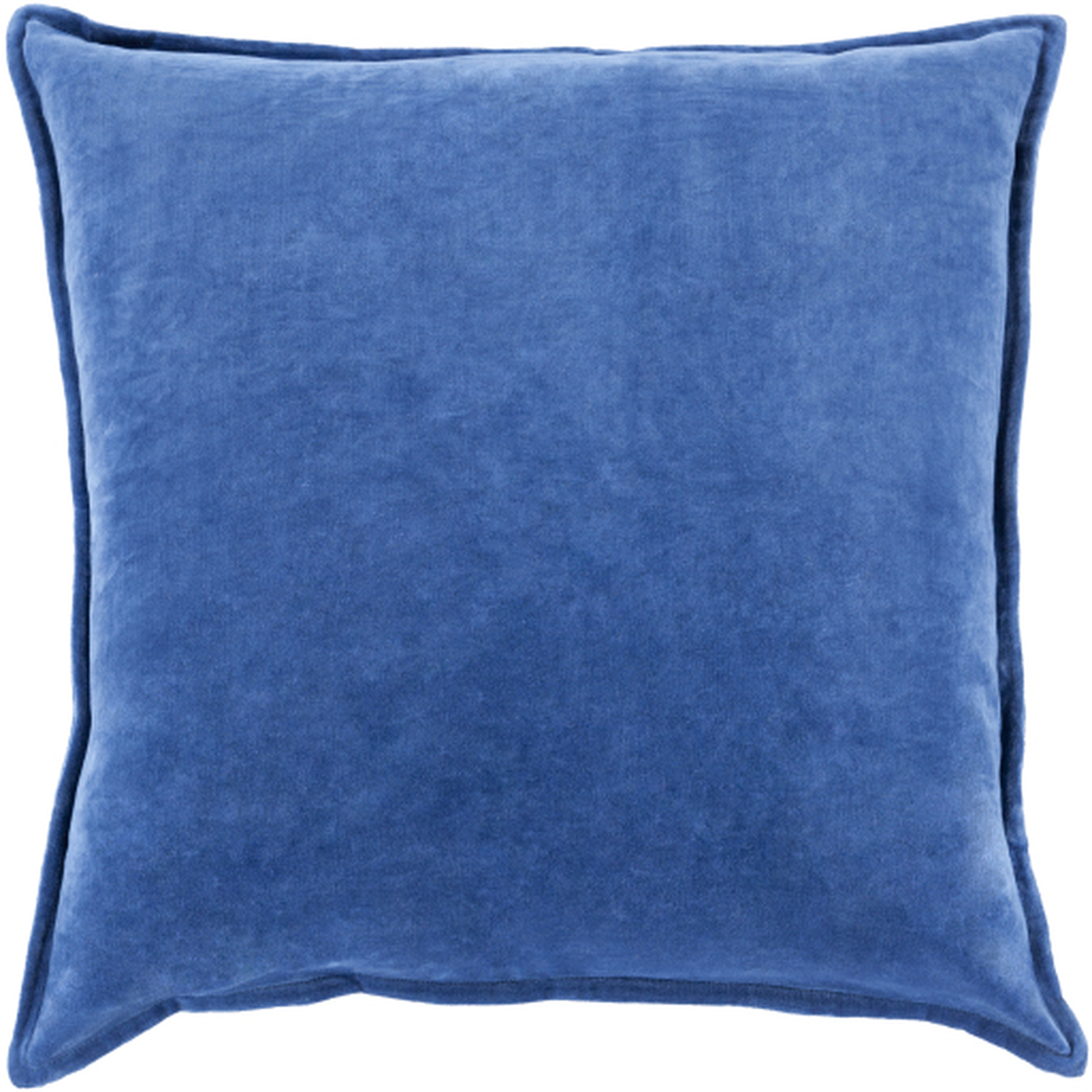 Cotton Velvet - 20" x 20"  Pillow Shell with Polyester Insert - Neva Home