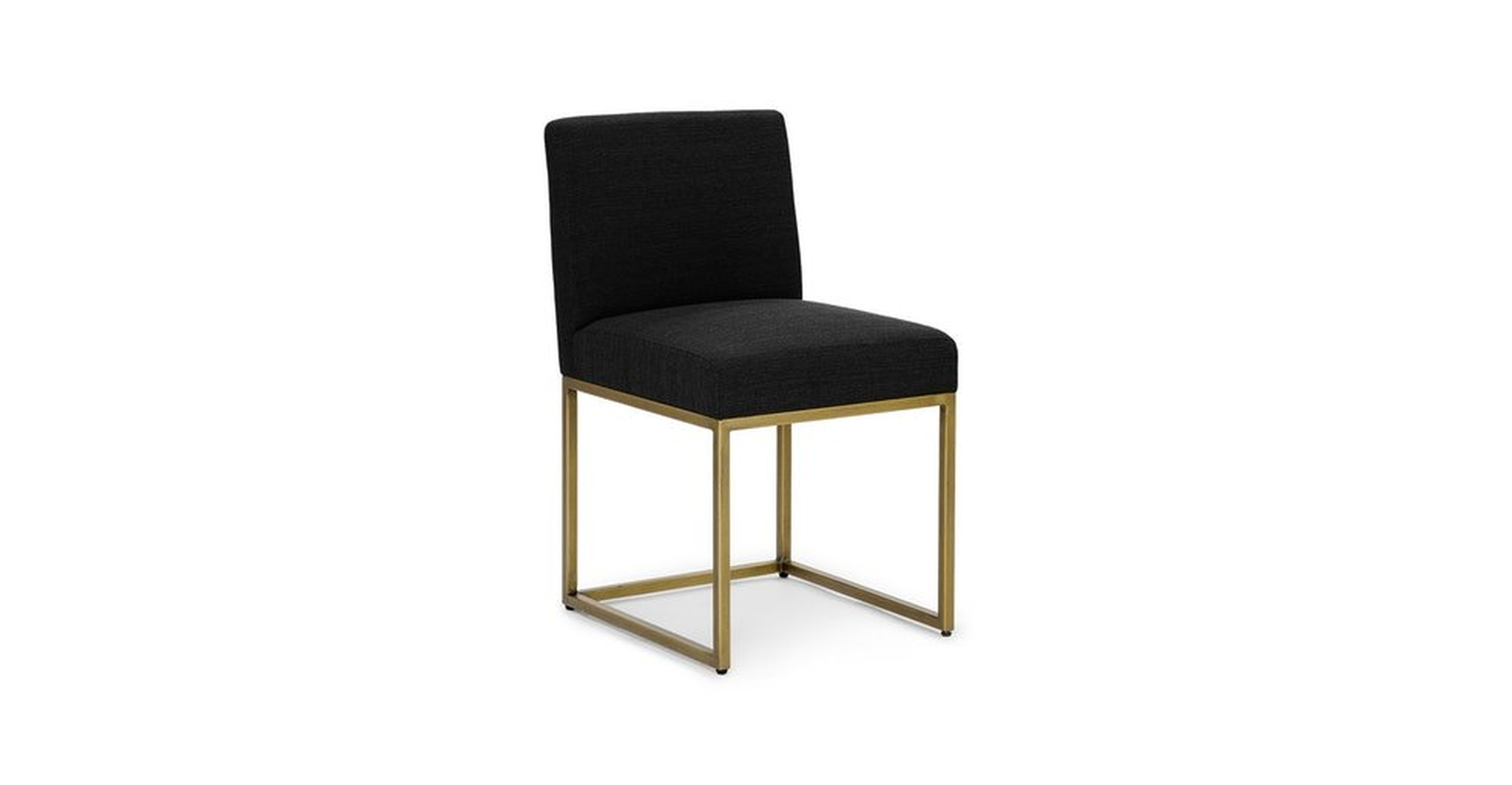 Oscuro Pure Black Dining Chair - Article