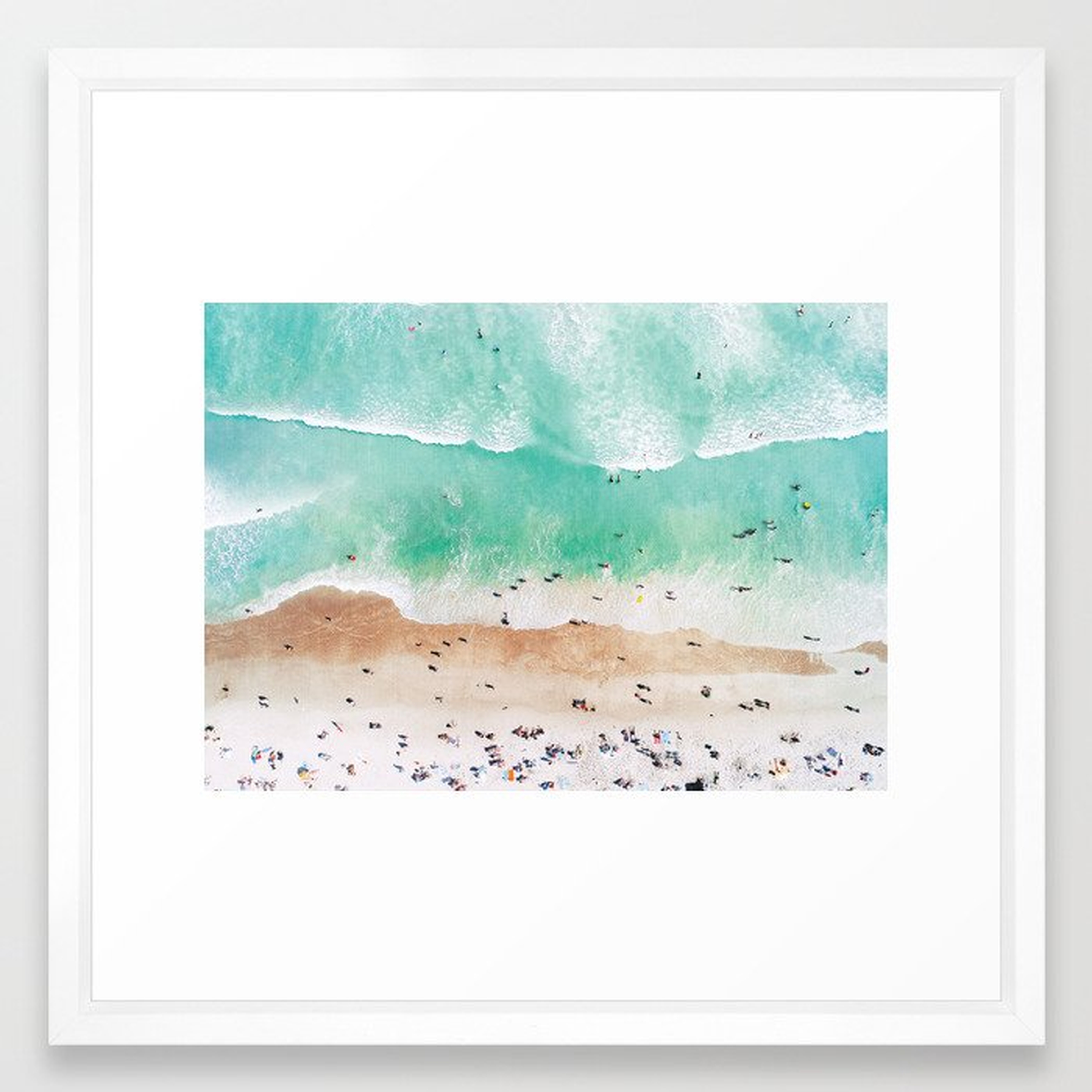 Beach Mood Framed Art Print - Society6