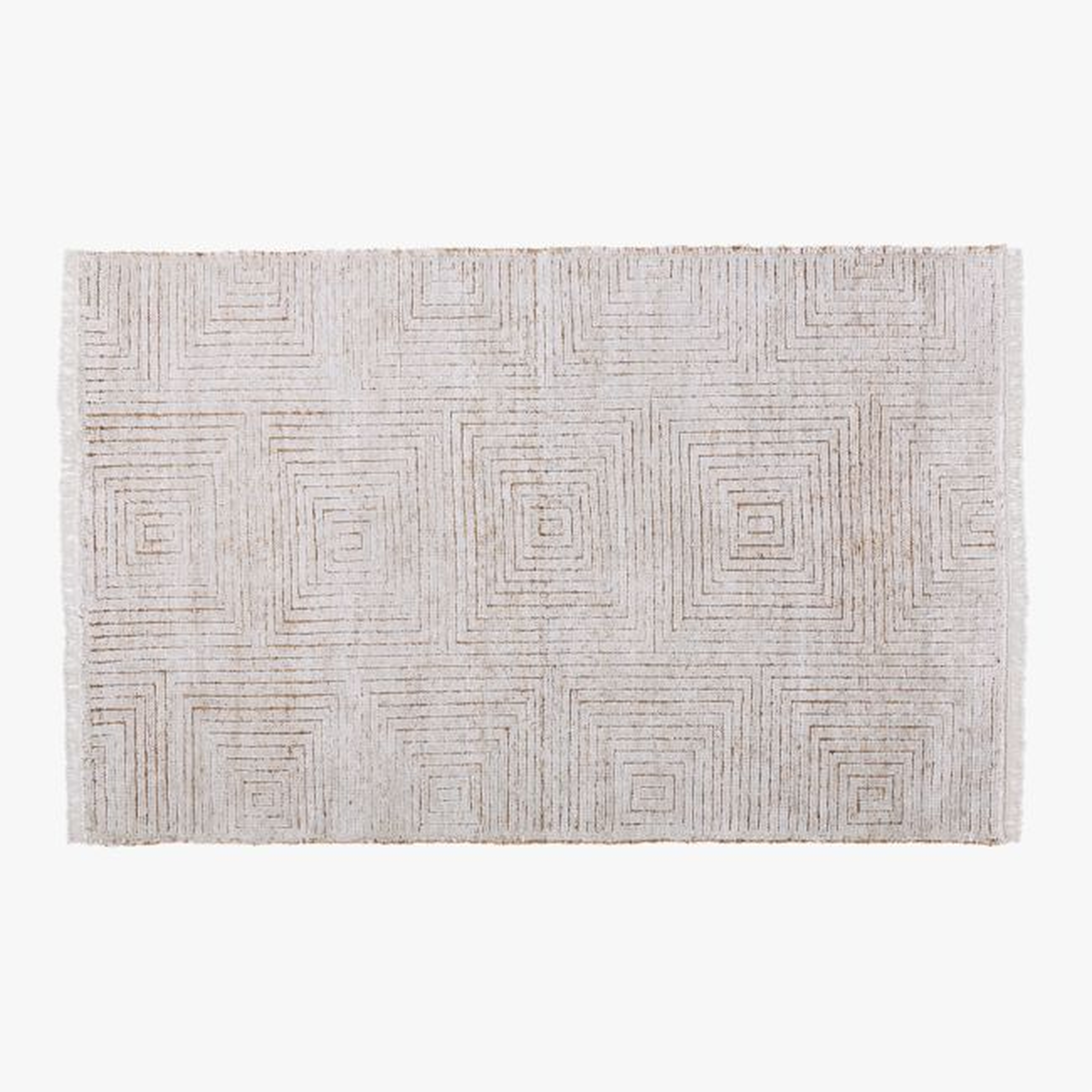 Keen Handknotted Viscose Jute Rug 8'x10' - CB2