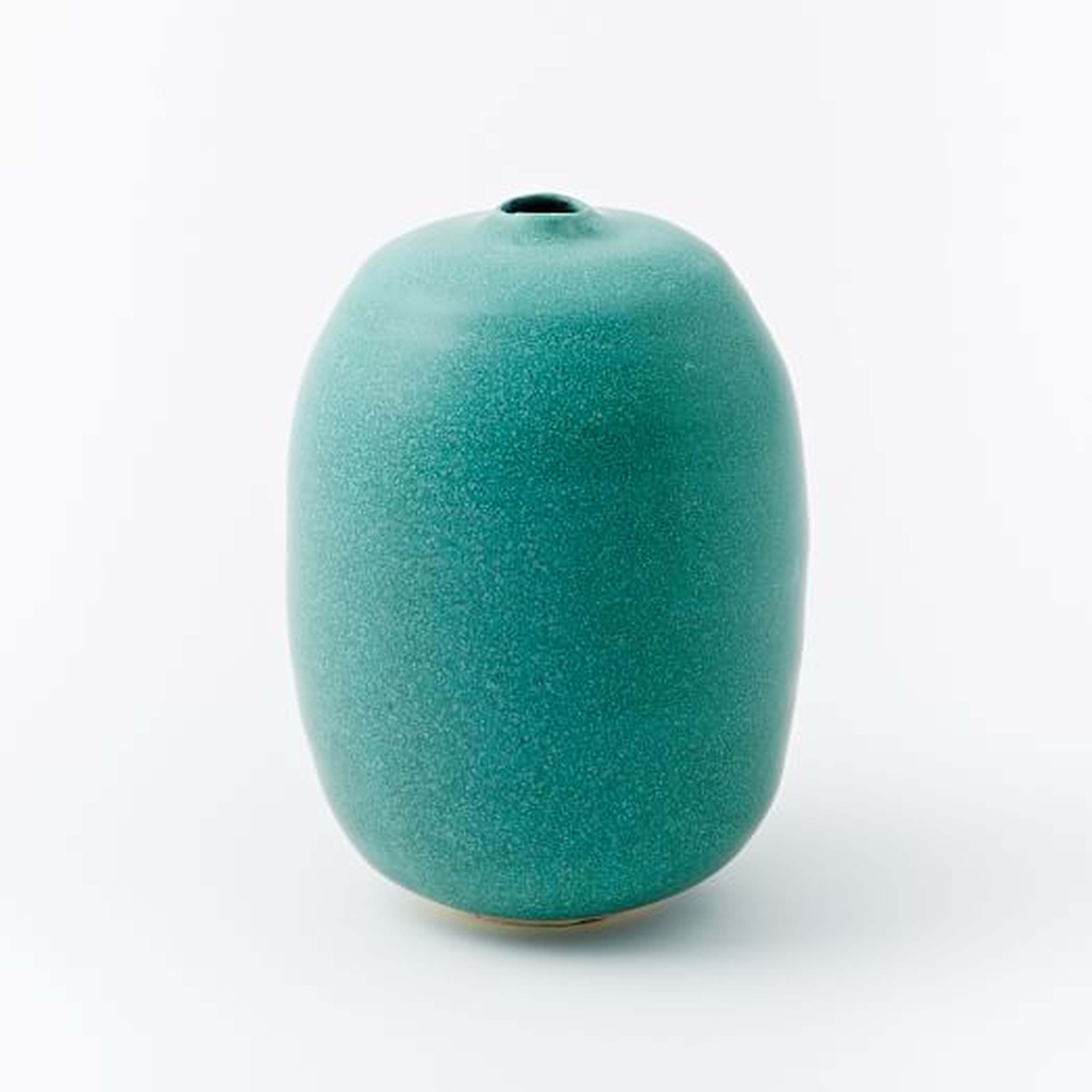 Judy Jackson Bottle Vase, Medium, Turquoise - West Elm