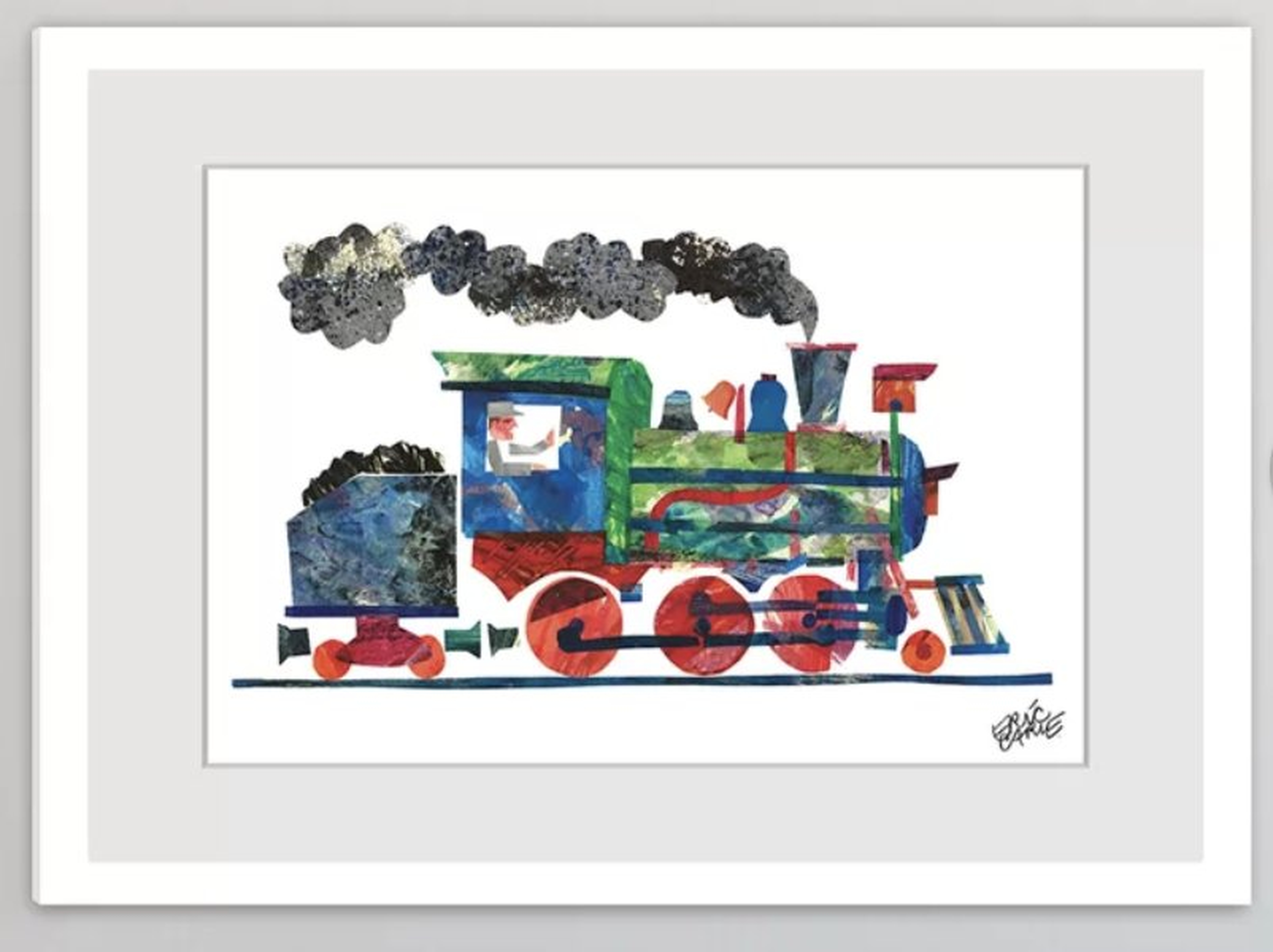 'Steam Train 2' Frame Art 12" x 18" Framed - Wayfair