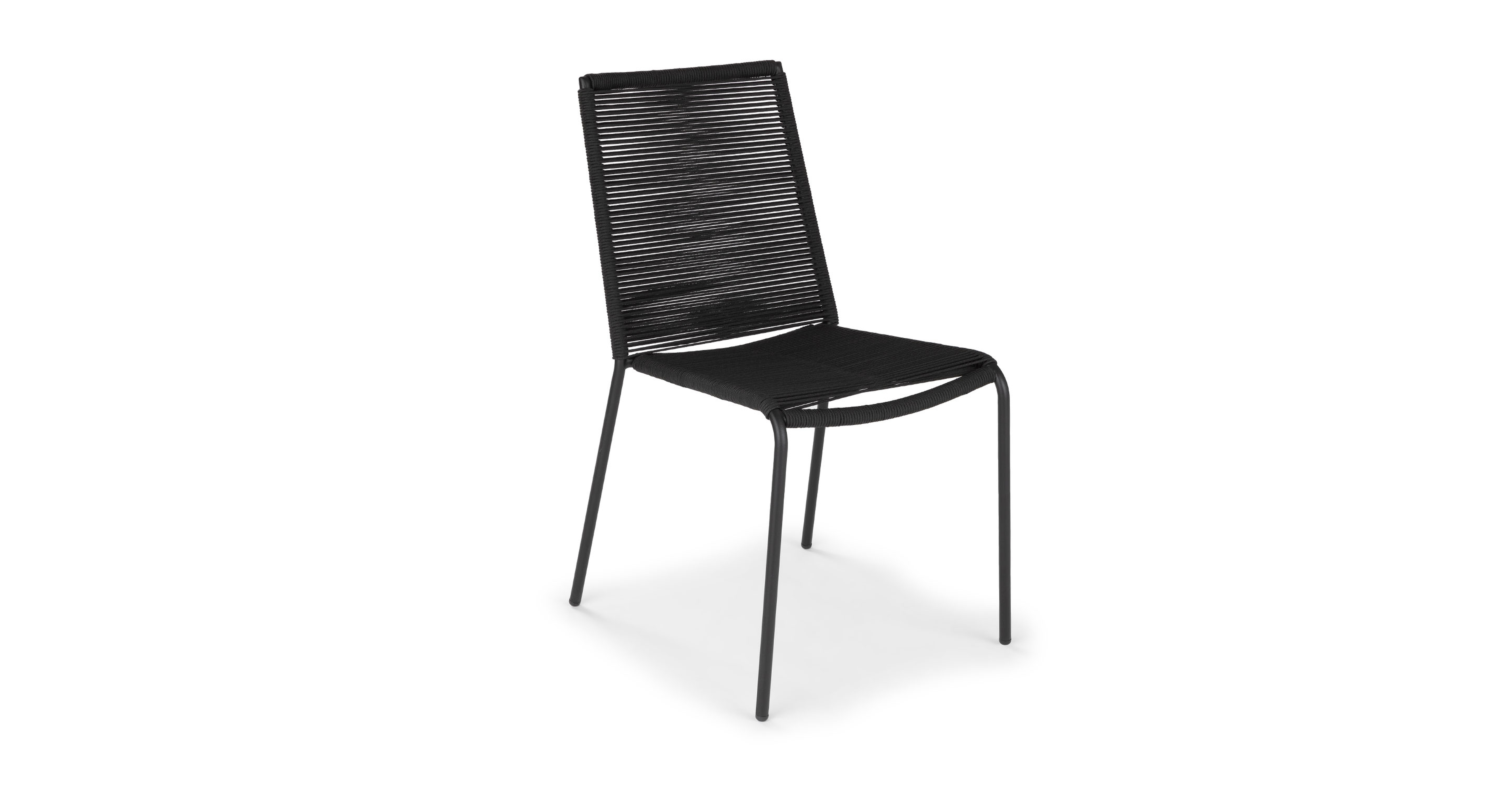 Zina Ember Black Dining Chair - Article