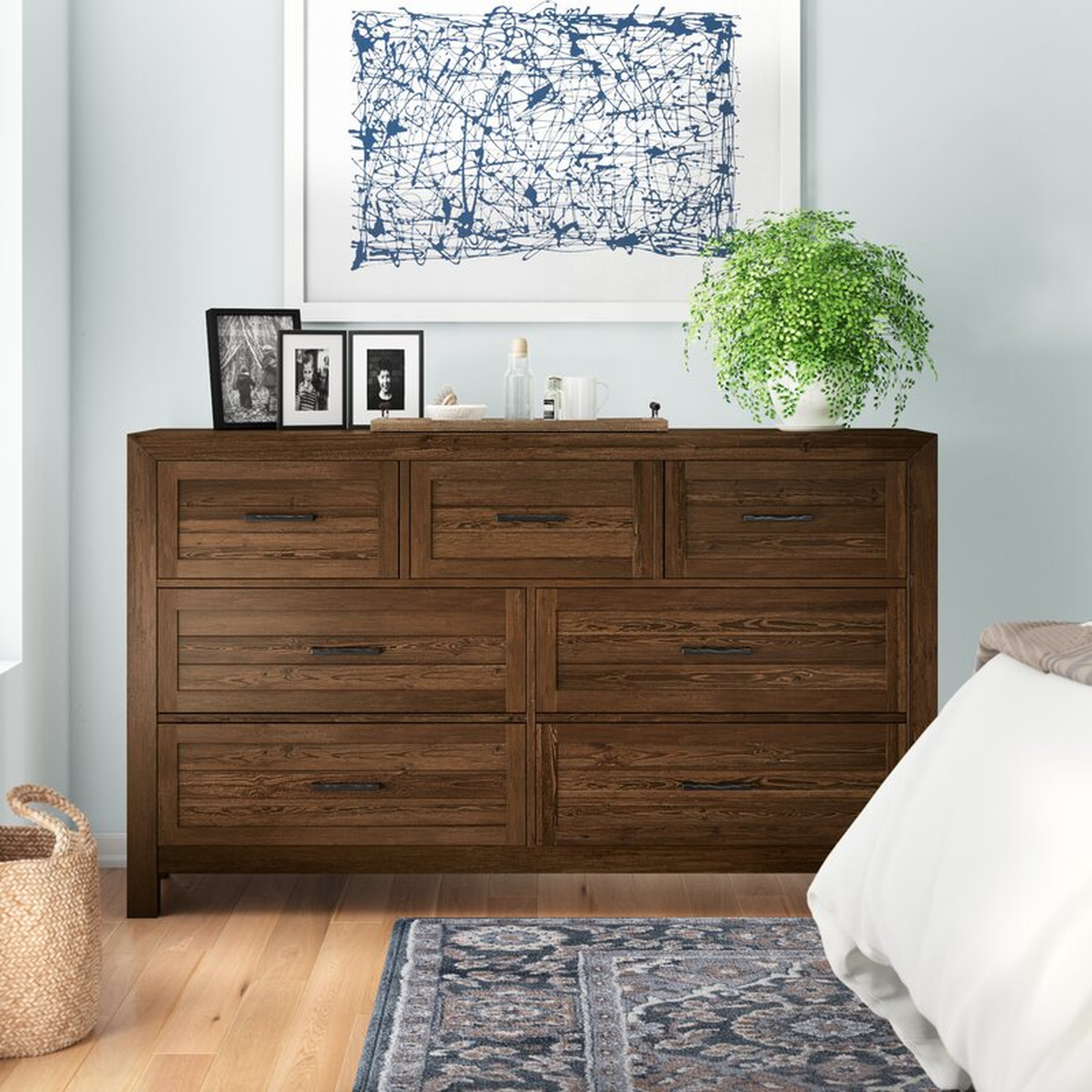 Craigsville 7 Drawer 63'' W Solid Wood Dresser - Wayfair