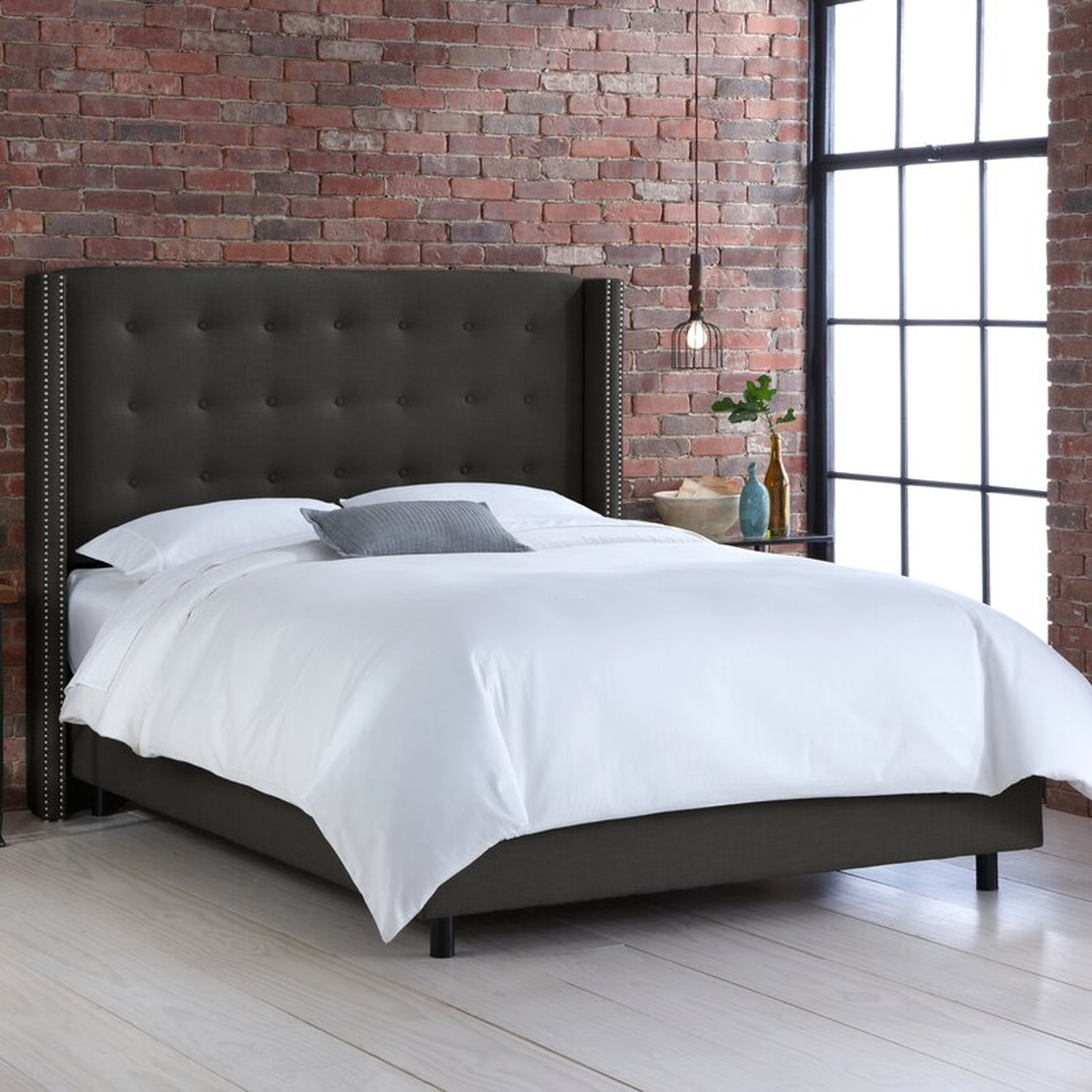Davet Upholstered Standard Bed - Wayfair