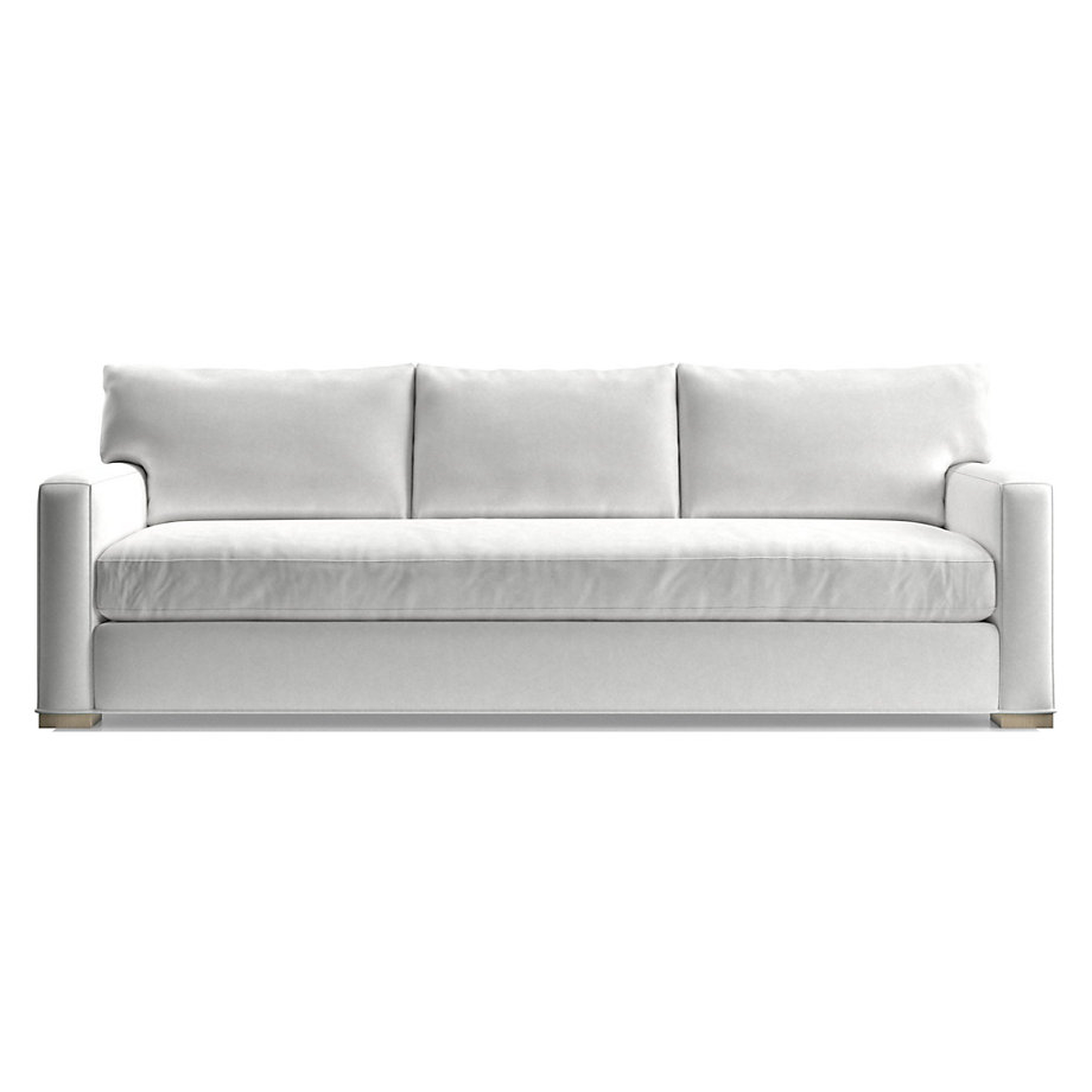 Axis Bench Grande Sofa - Douglas "Lace" 105"w - Crate and Barrel