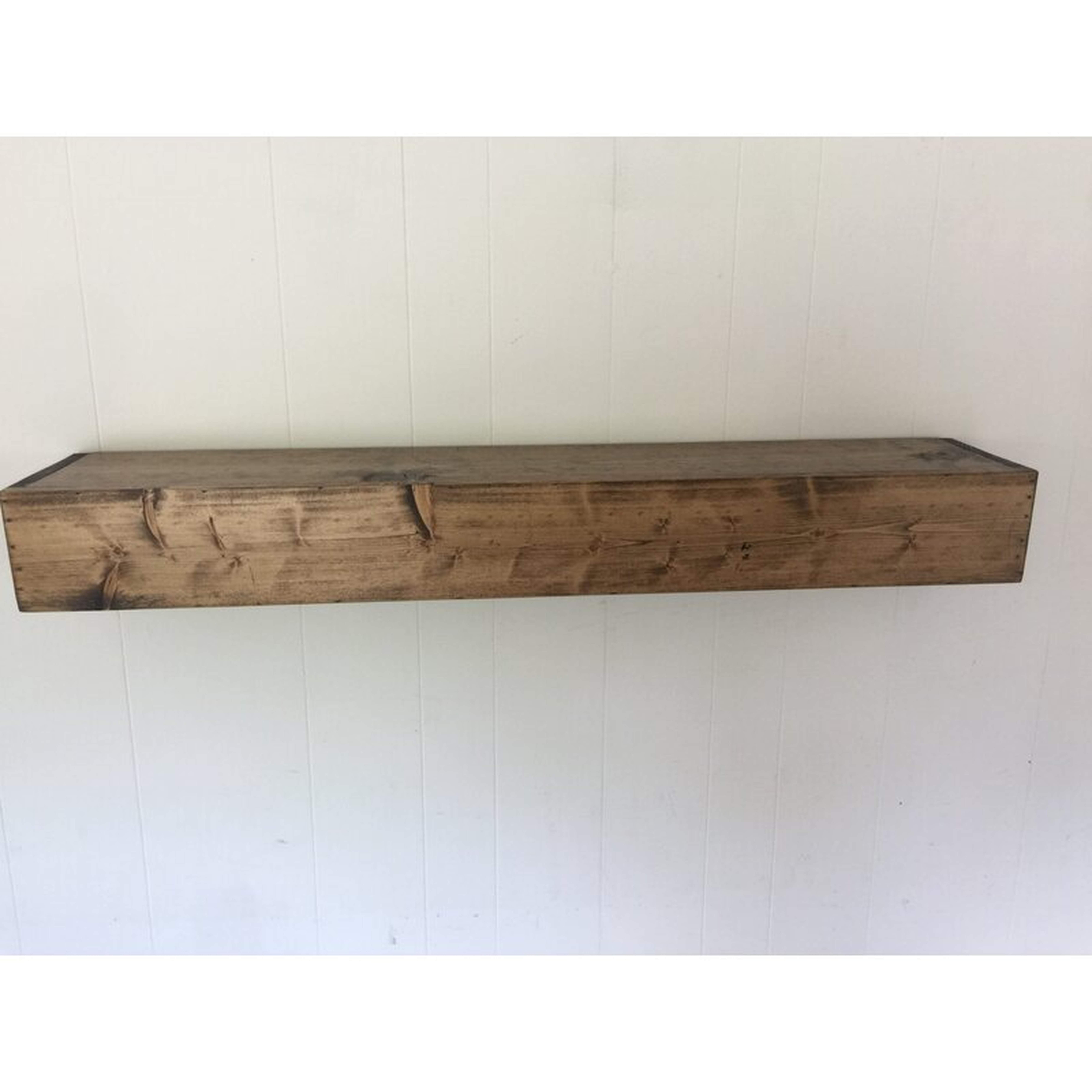 Poulan Wood Floating Shelf - Wayfair